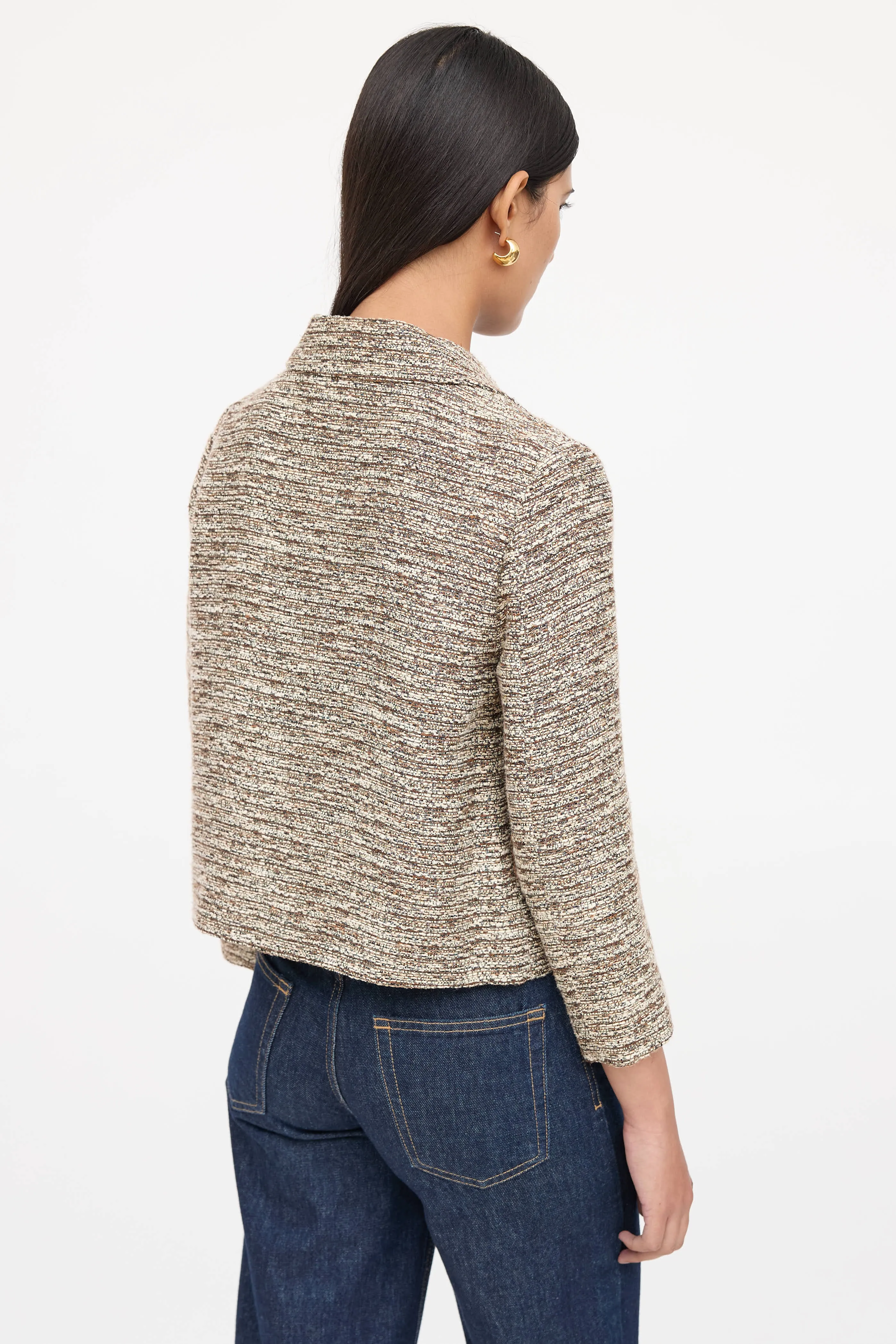Tweed Long Sleeve Blazer sold by VSP Consignment product image thumbnail 4