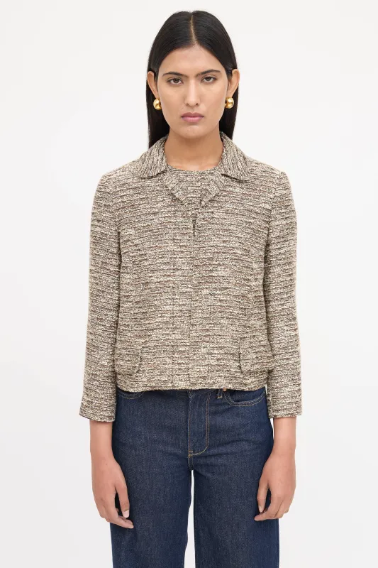 Tweed Long Sleeve Blazer sold by VSP Consignment