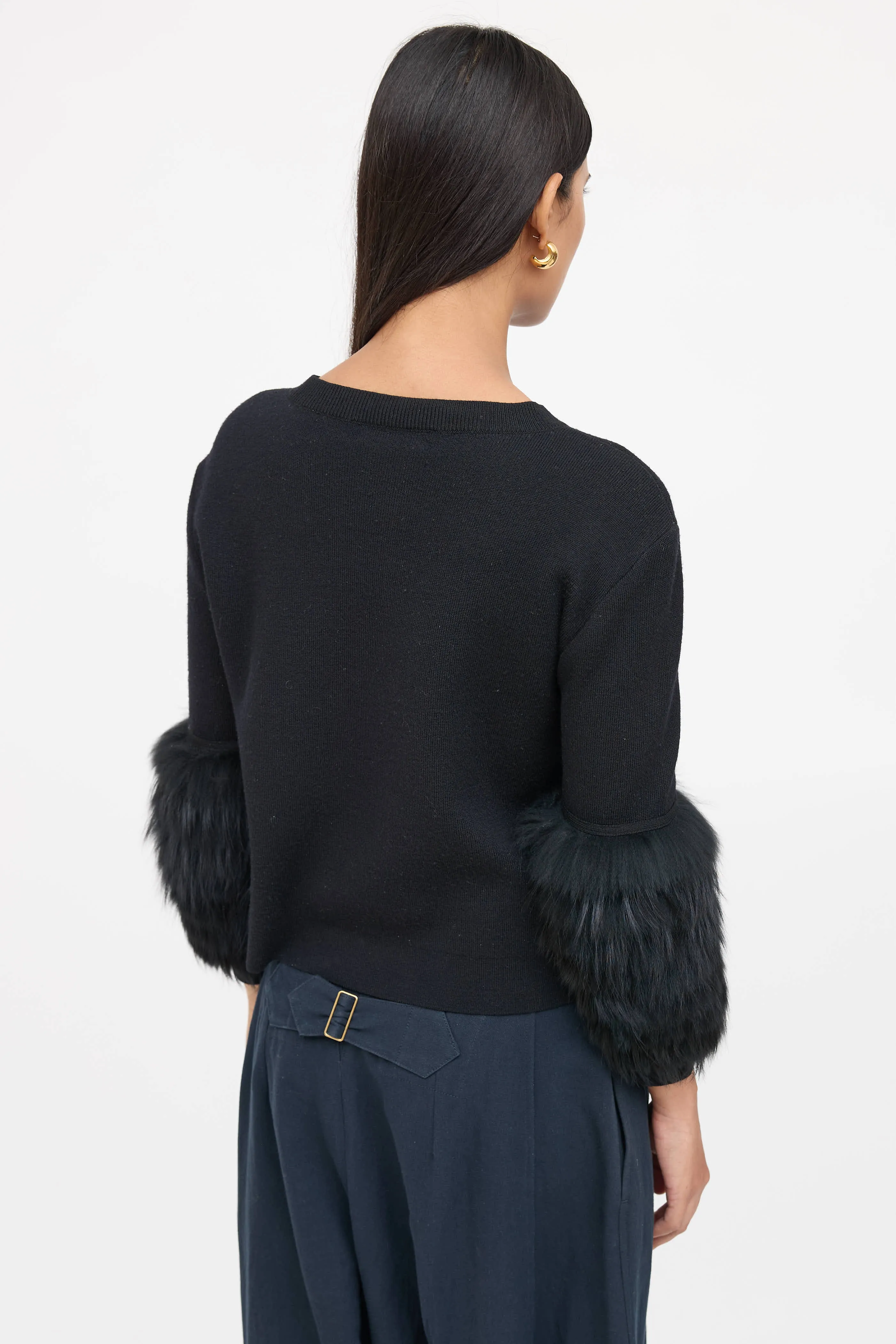 Fur Wool Sweater sold by VSP Consignment product image thumbnail 4