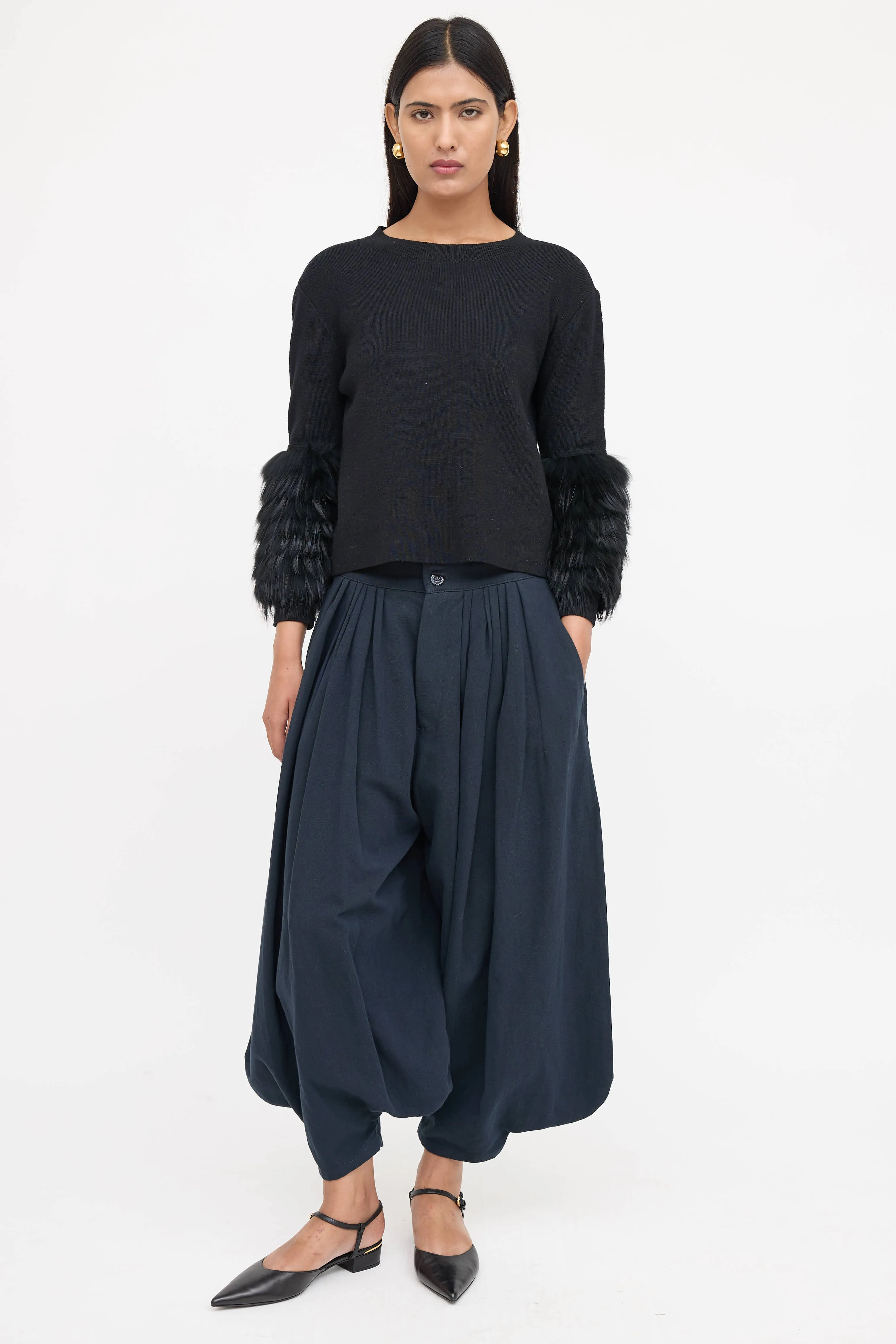 Fur Wool Sweater sold by VSP Consignment product image thumbnail 5