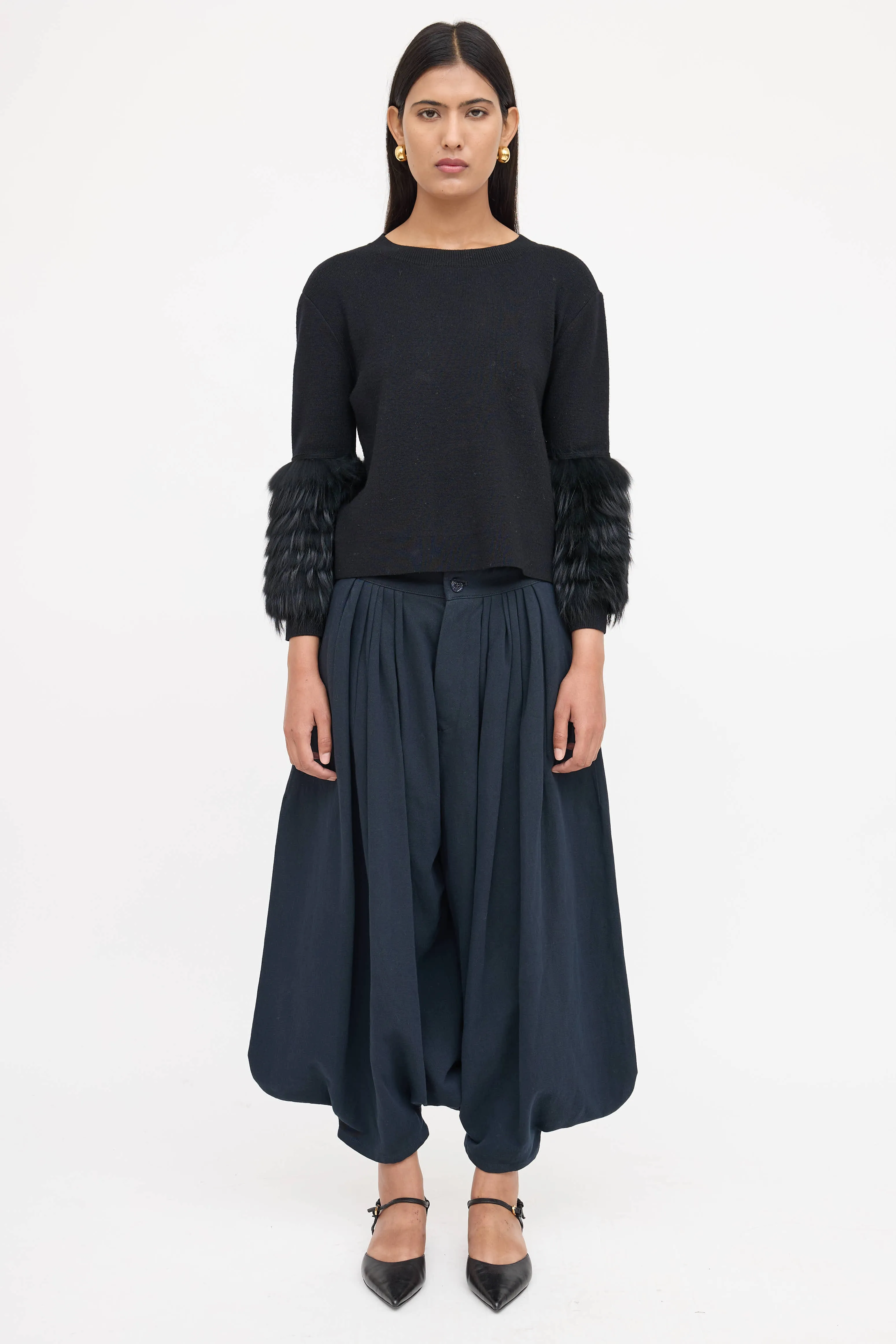 Fur Wool Sweater sold by VSP Consignment product image thumbnail 2