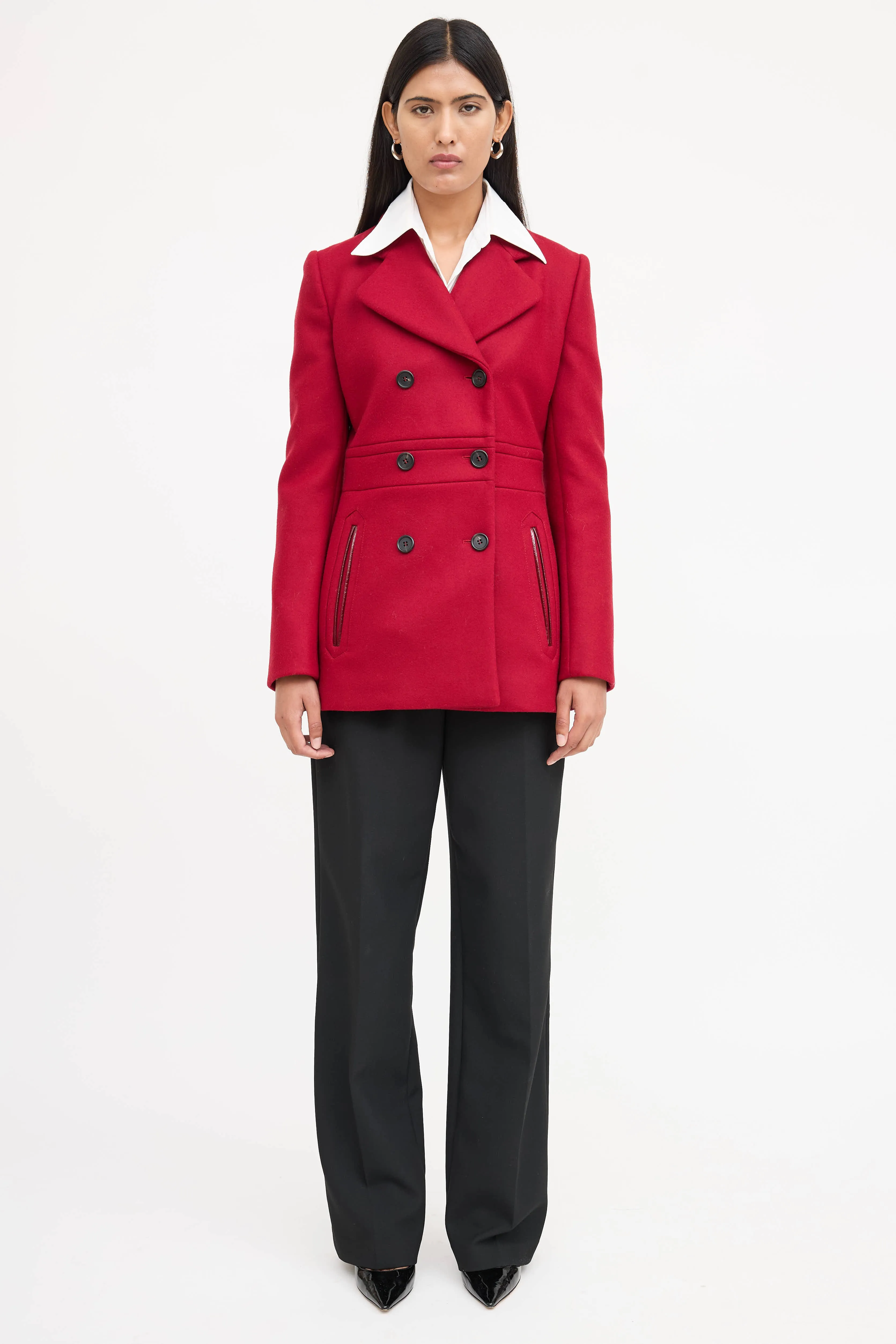 2008 Wool Double Breasted Coat sold by VSP Consignment product image thumbnail 2