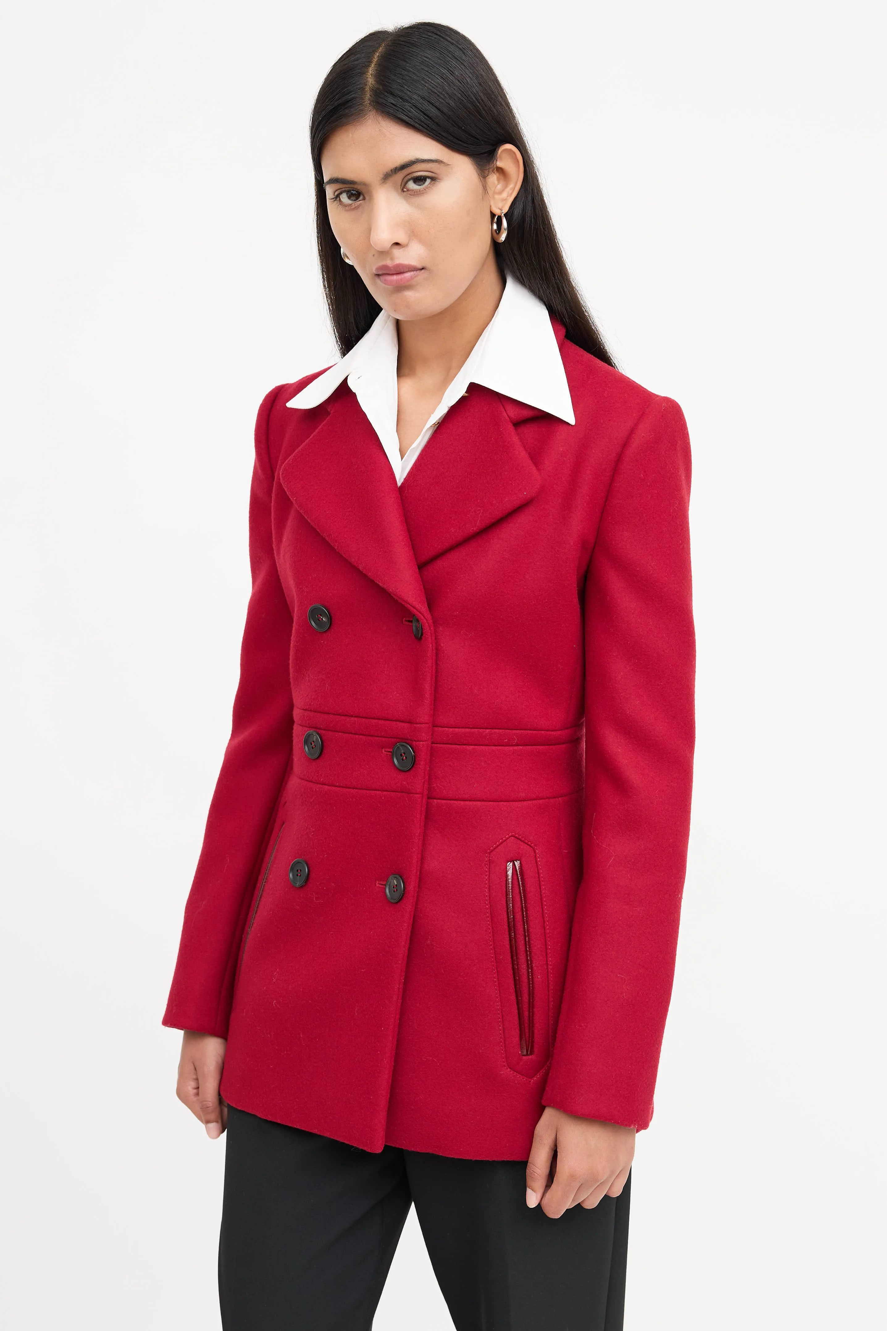 2008 Wool Double Breasted Coat sold by VSP Consignment product image thumbnail 3