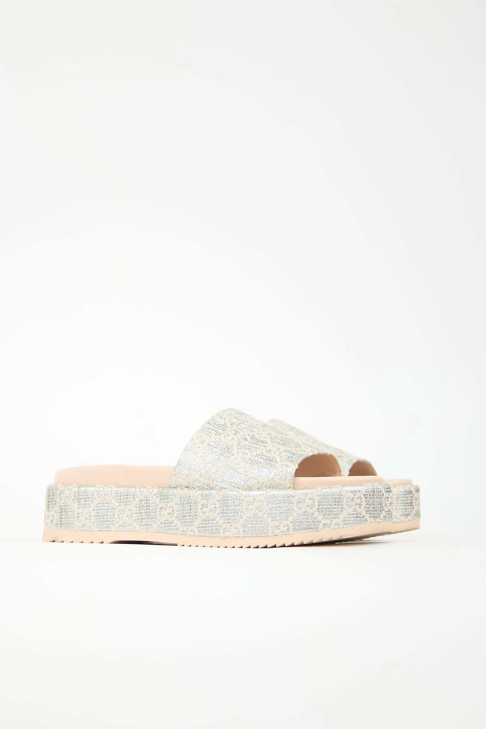 Lame GG Platform Slide sold by VSP Consignment product image thumbnail 3