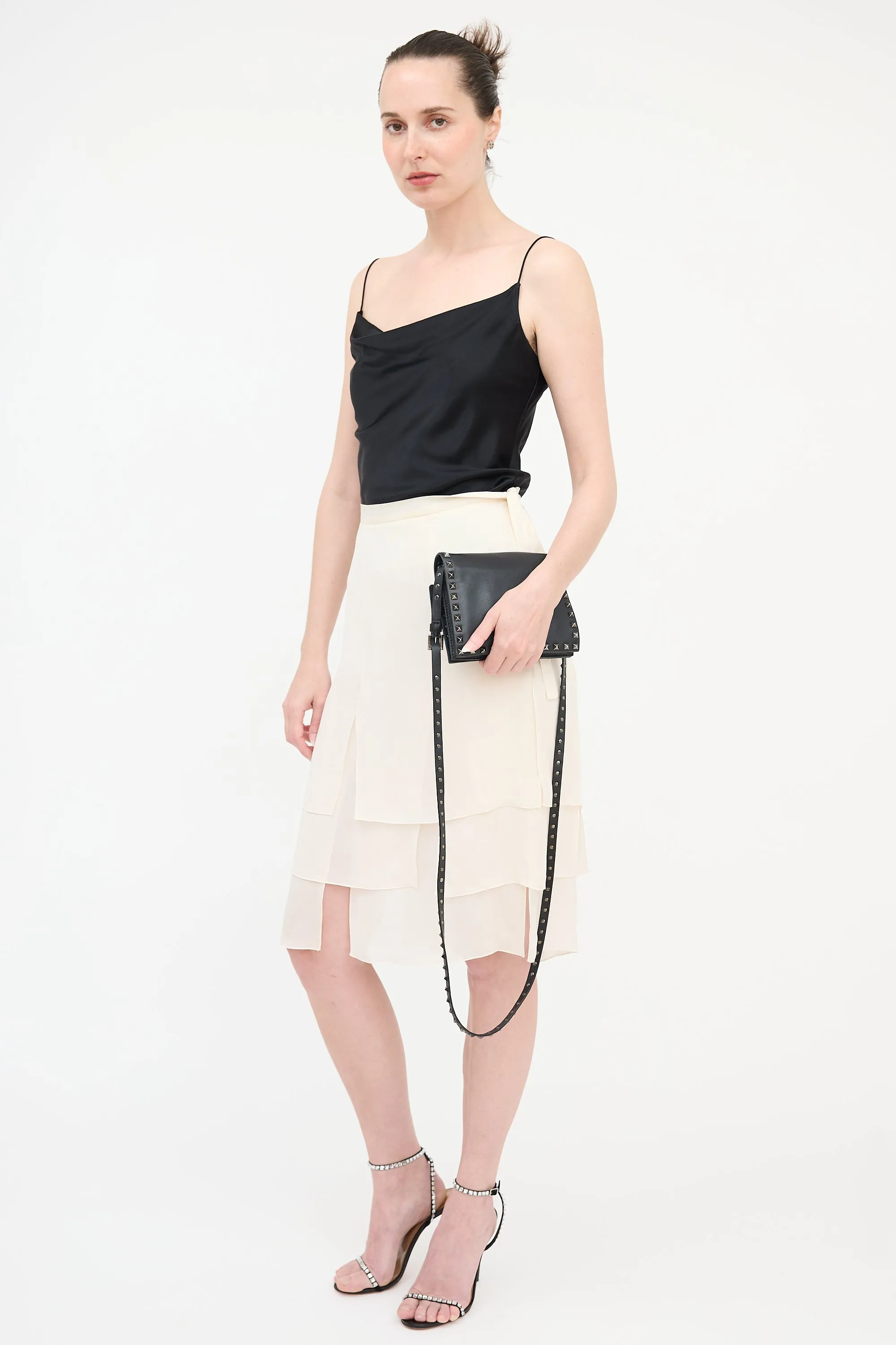 Leather Rockstud Crossbody Bag sold by VSP Consignment product image thumbnail 5