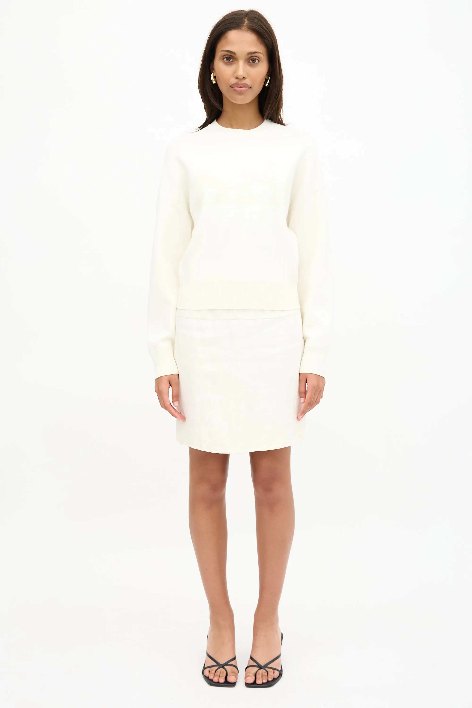 Flocked Logo Sweater sold by VSP Consignment product image thumbnail 3