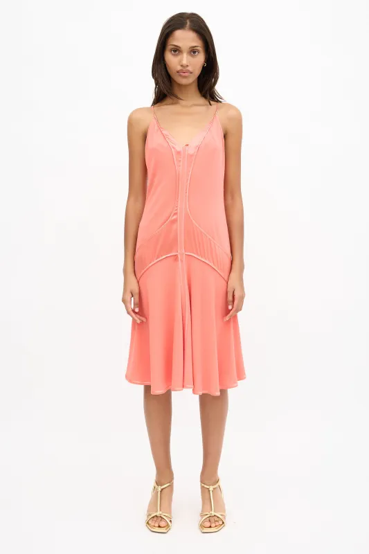 Silk Crepe Panel Dress sold by VSP Consignment