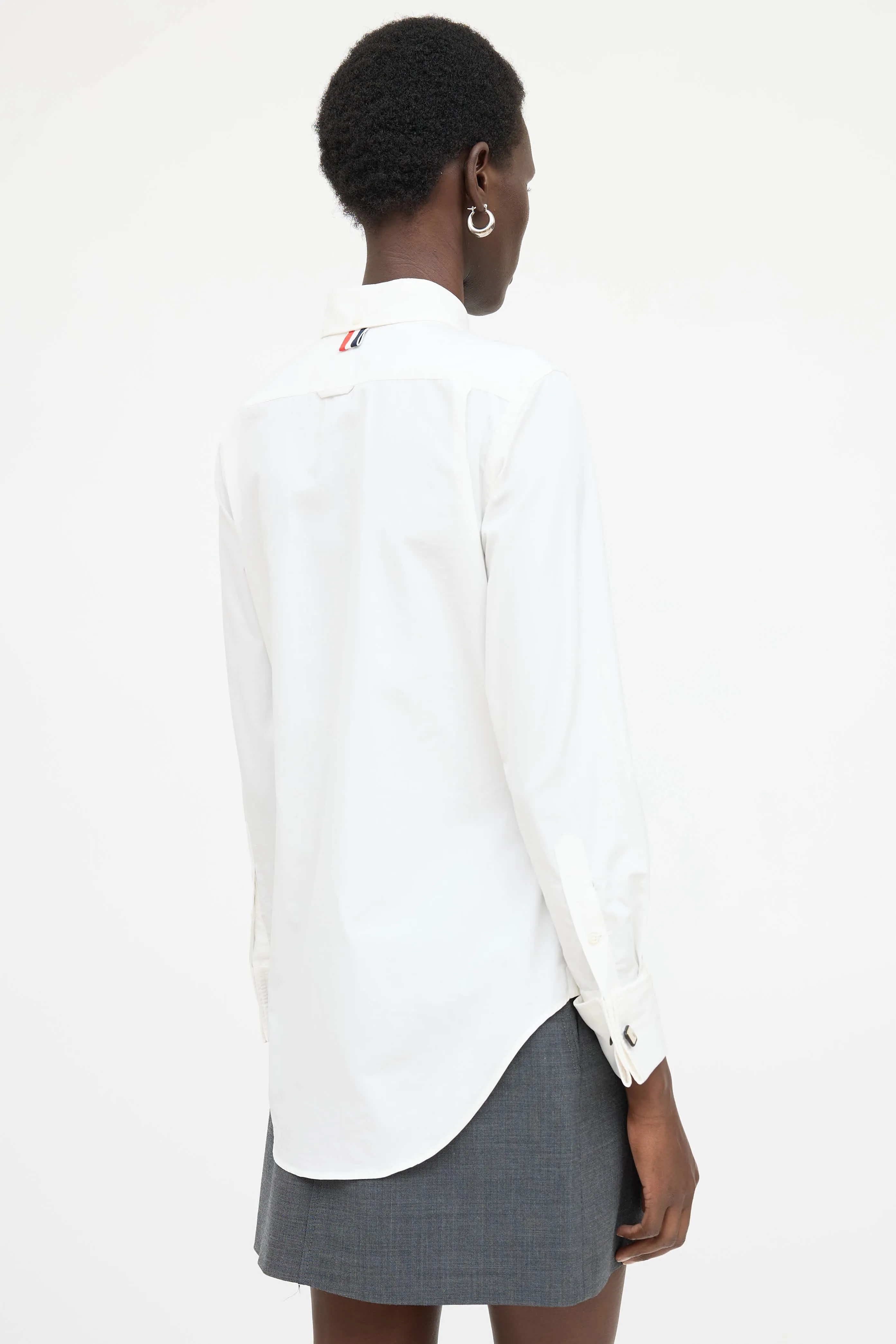Pleated Tuxedo Shirt sold by VSP Consignment product image thumbnail 4