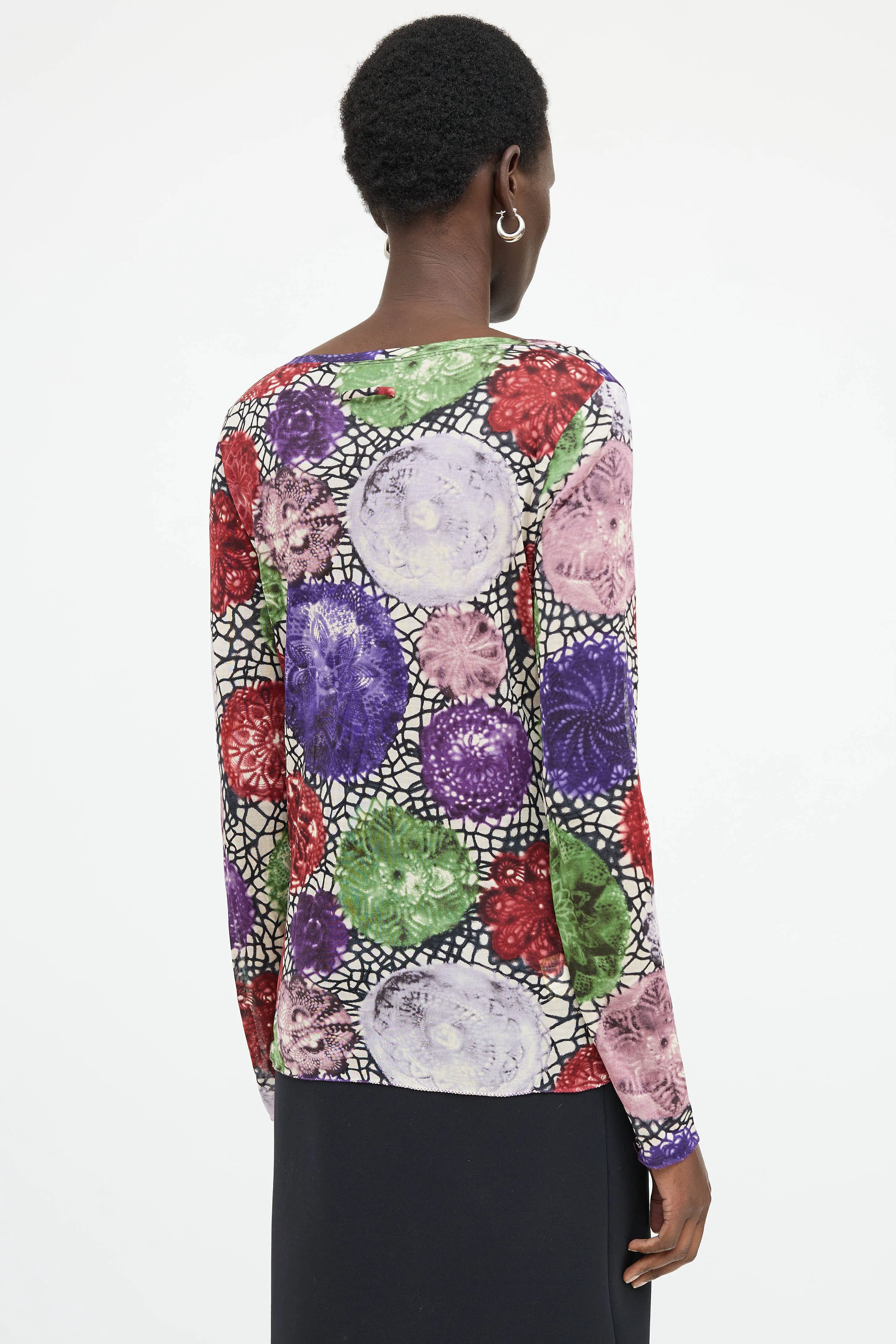 Floral Mesh Top sold by VSP Consignment product image thumbnail 4