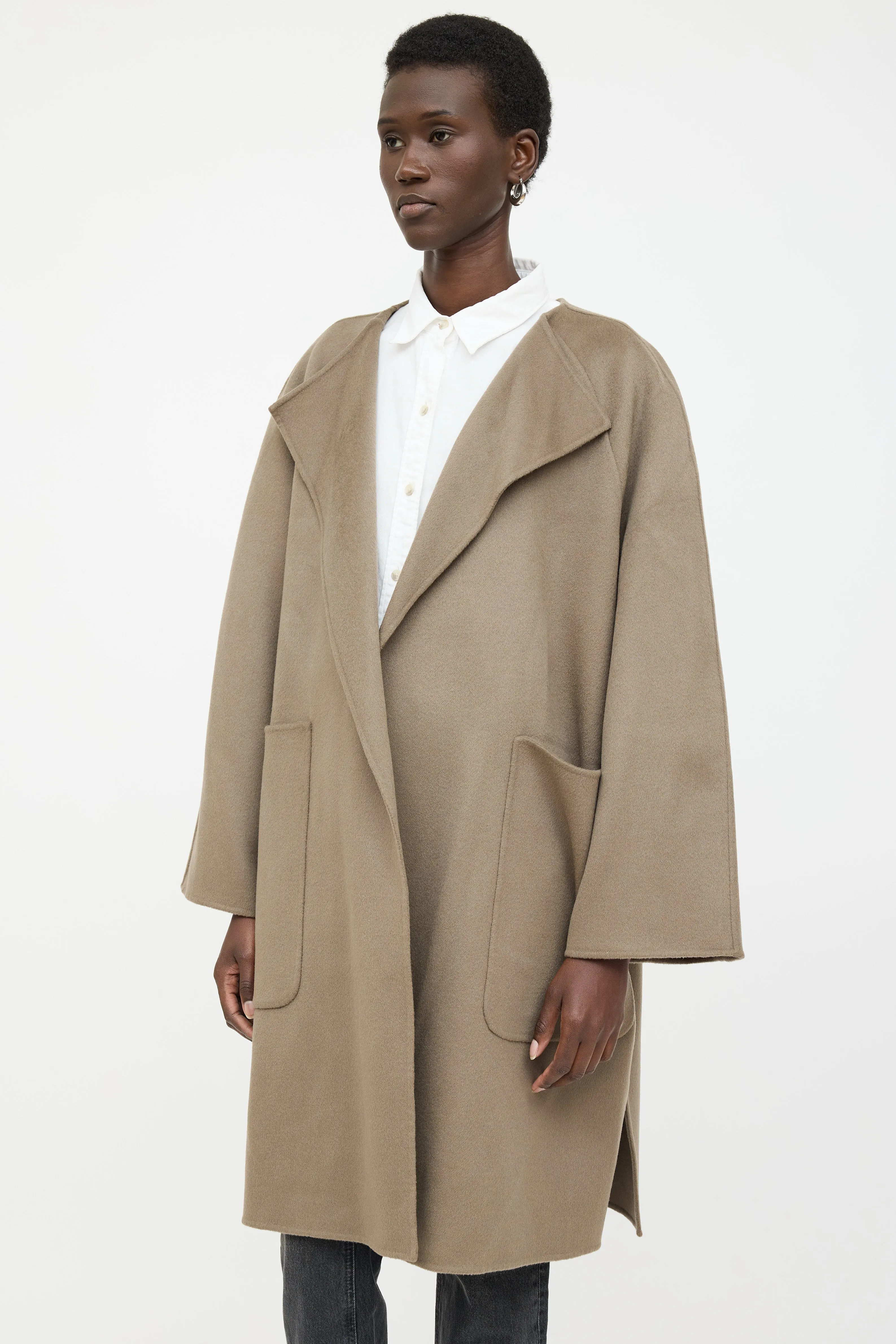 Wool Doublé Cape Coat sold by VSP Consignment product image thumbnail 4