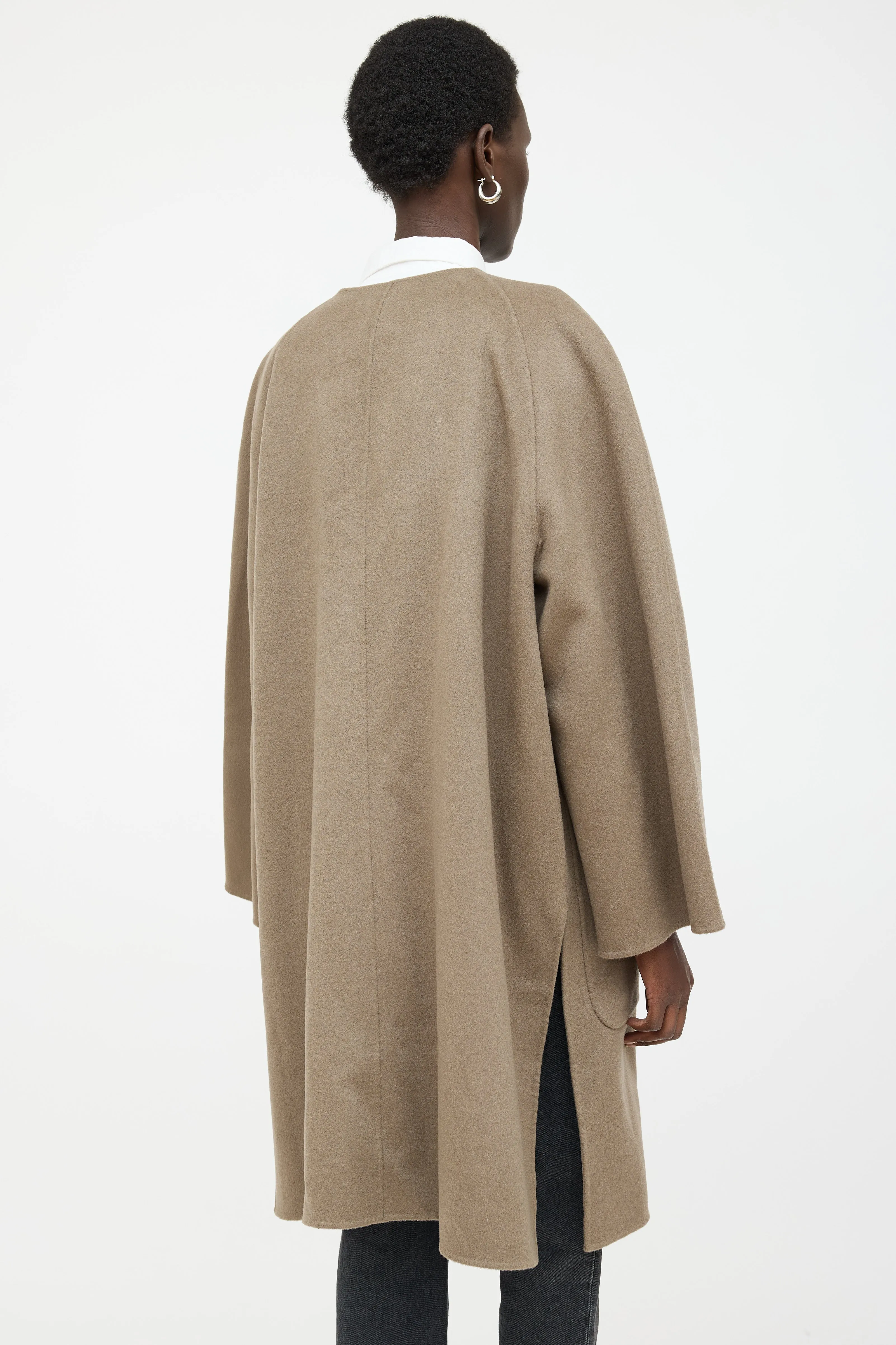 Wool Doublé Cape Coat sold by VSP Consignment product image thumbnail 5