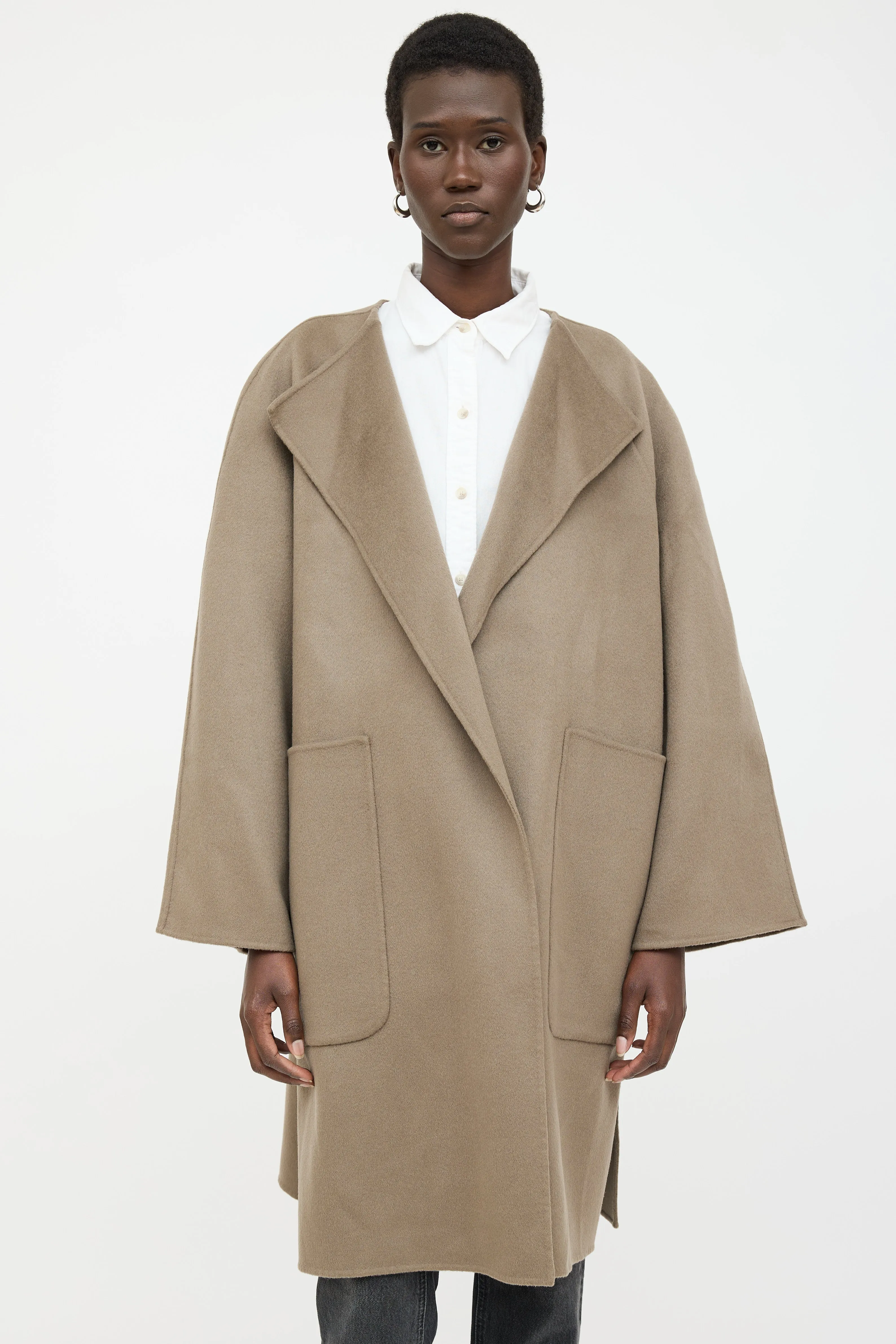 Wool Doublé Cape Coat sold by VSP Consignment product image thumbnail 2