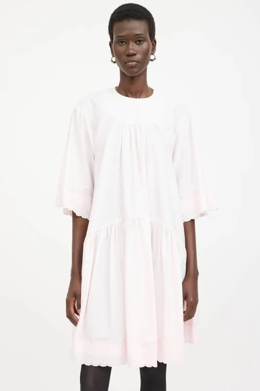 Pleated Lace Dress made by Simone Rocha