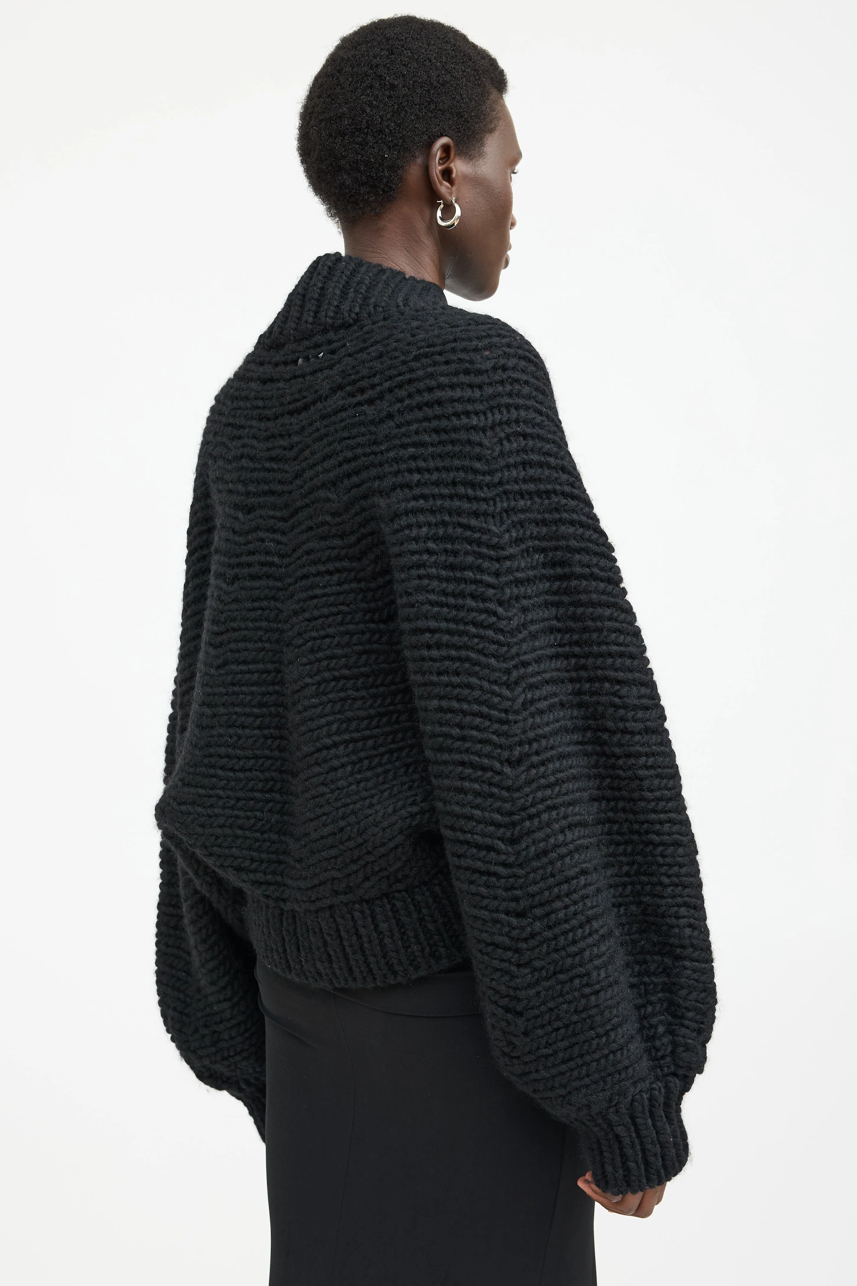 Wool Studded Knit Cardigan sold by VSP Consignment product image thumbnail 4