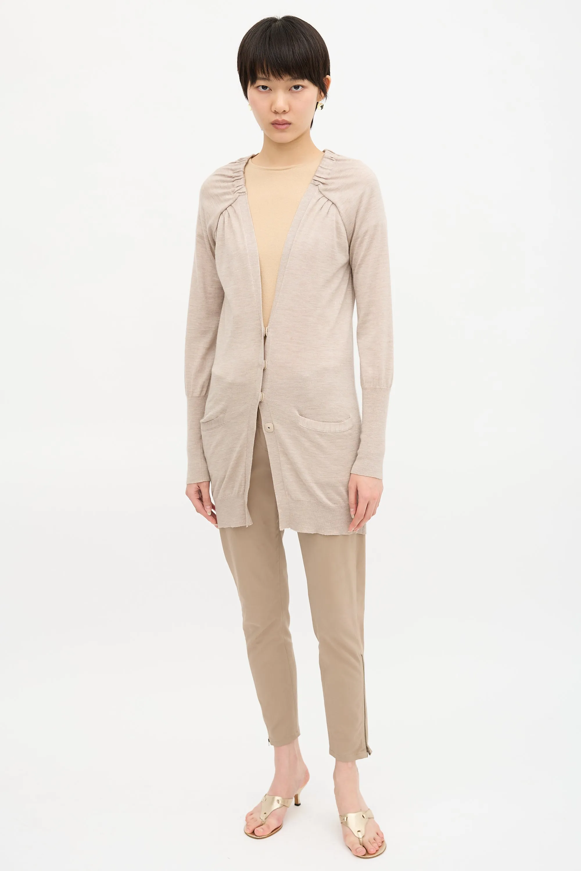 X Bergdorf Cashmere & Silk Cardigan sold by VSP Consignment product image thumbnail 2