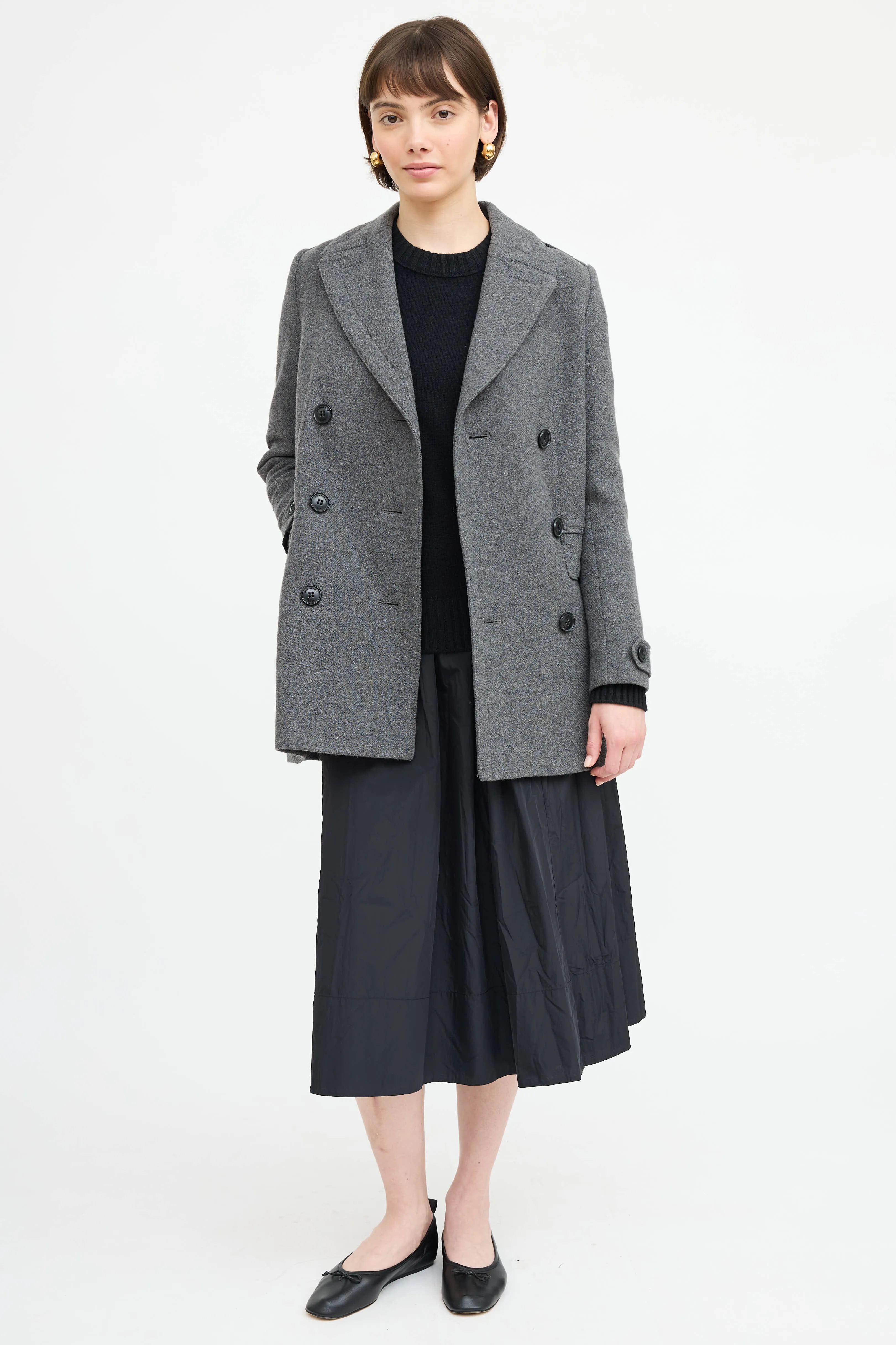Wool Double Breasted Coat sold by VSP Consignment product image thumbnail 5