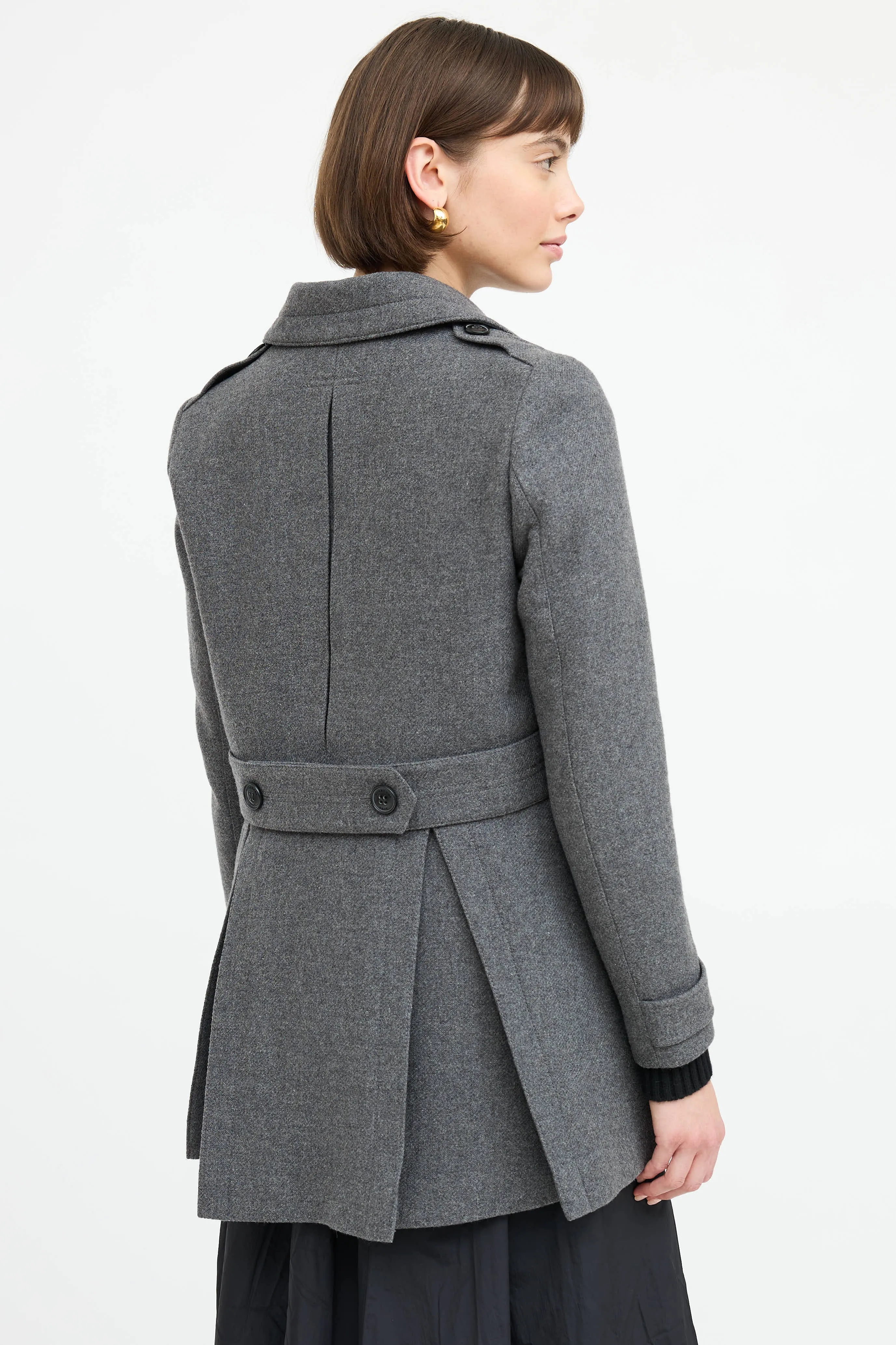 Wool Double Breasted Coat sold by VSP Consignment product image thumbnail 4