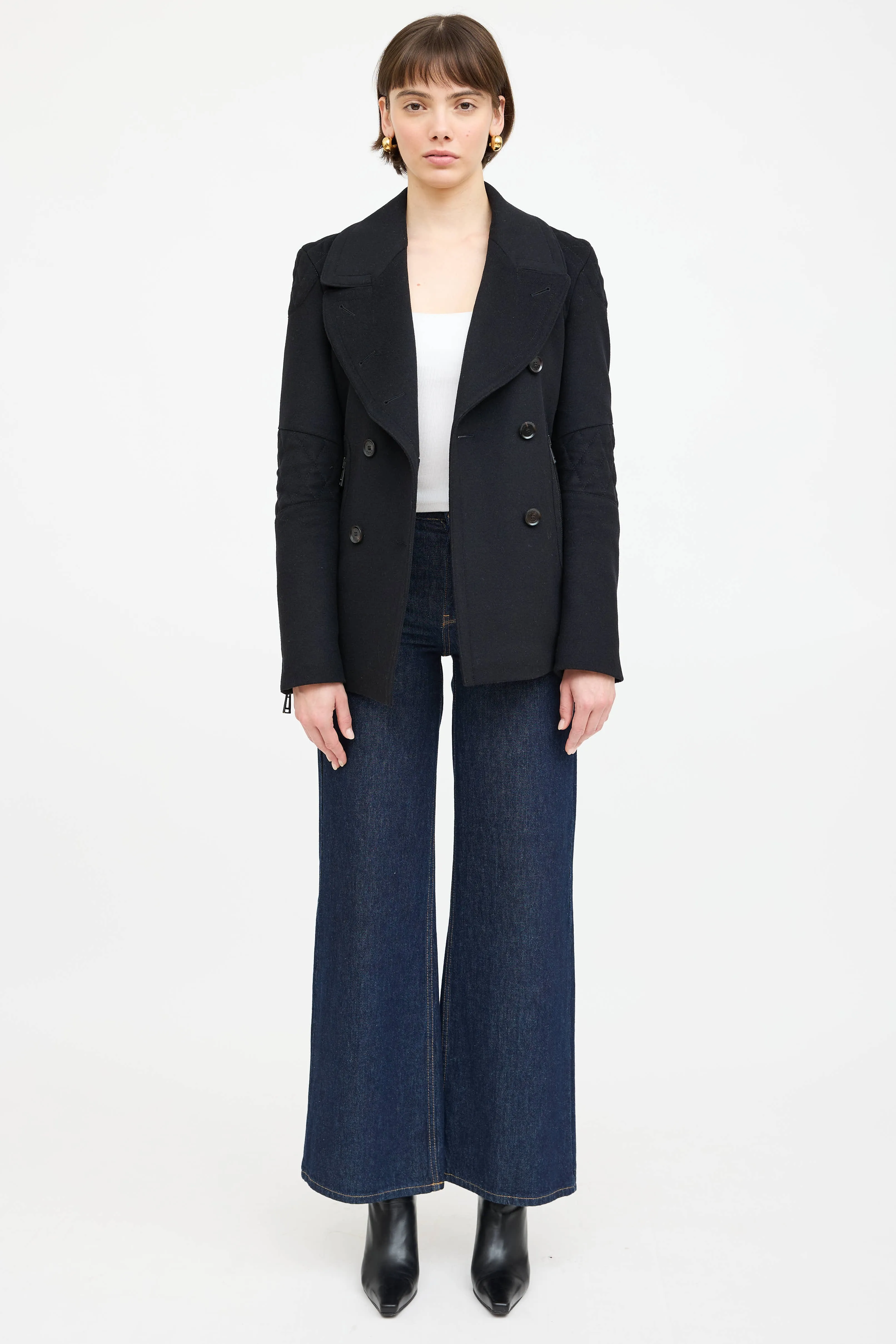 Wool Double Breasted Coat sold by VSP Consignment product image thumbnail 2