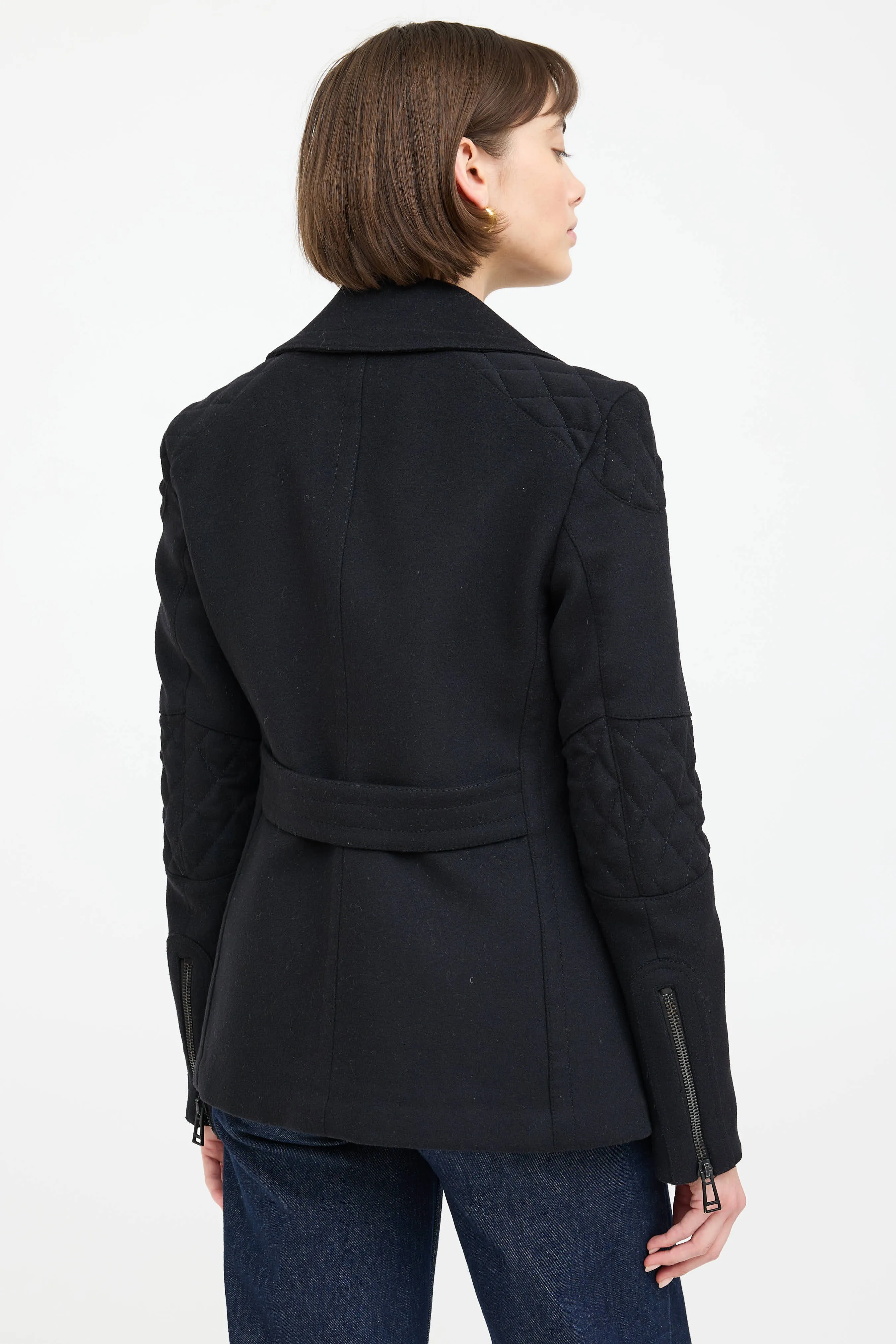 Wool Double Breasted Coat sold by VSP Consignment product image thumbnail 4