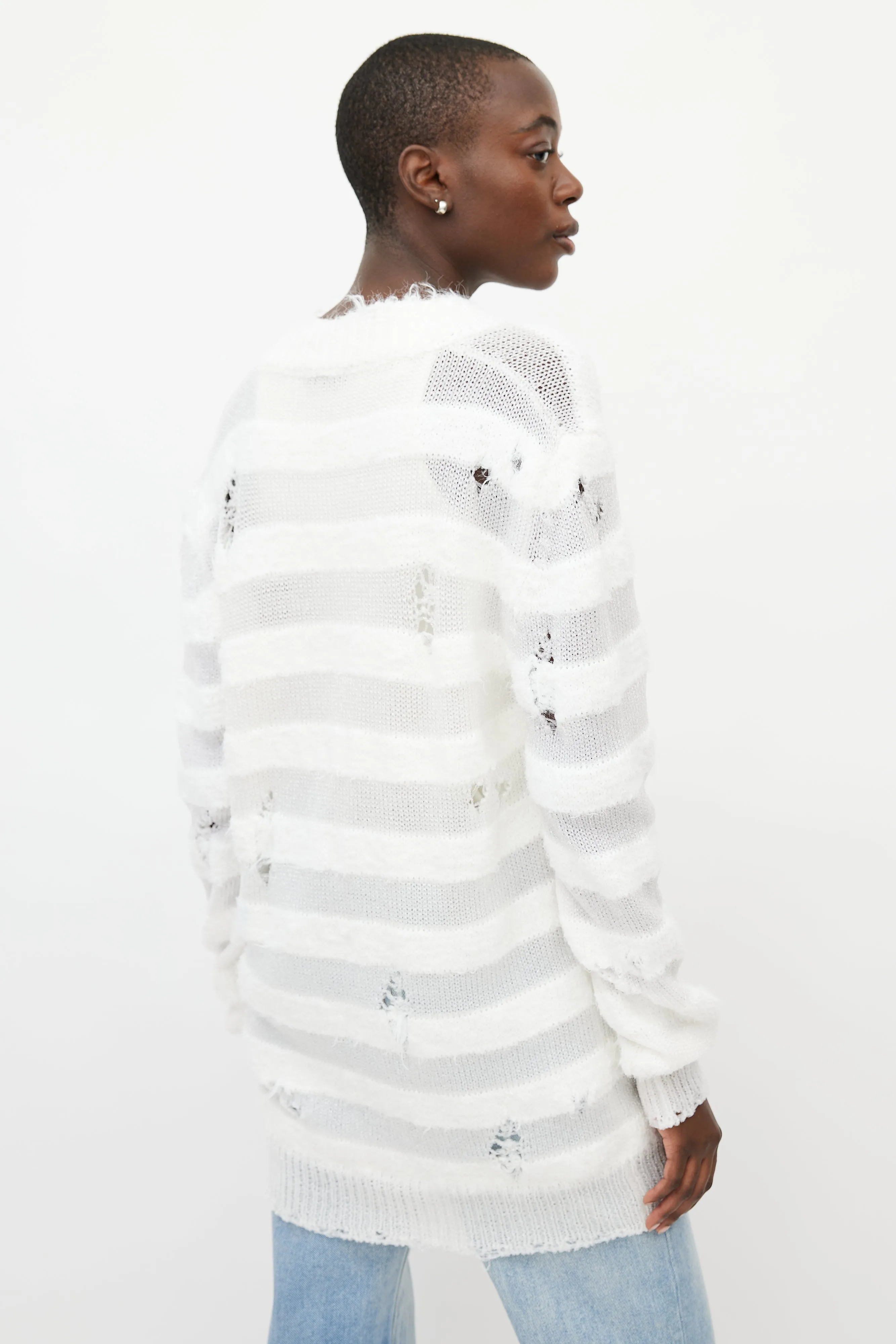 Distressed Knit Sweater sold by VSP Consignment product image thumbnail 5