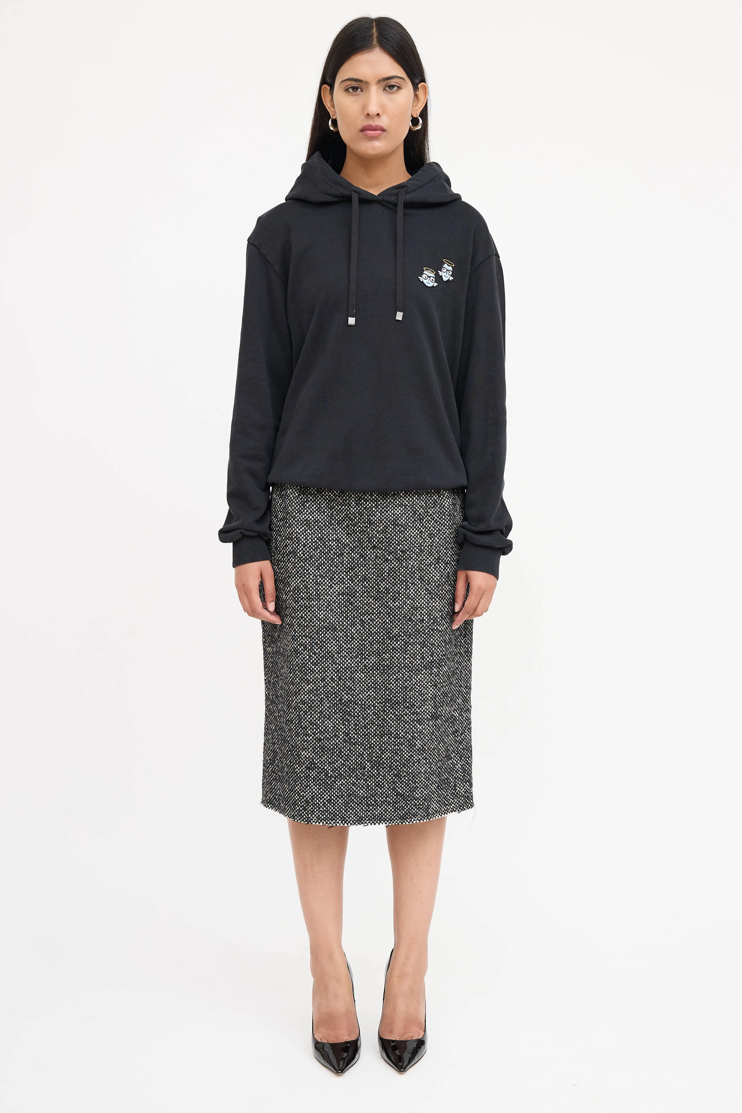 Wool Checkered Skirt sold by VSP Consignment product image thumbnail 2