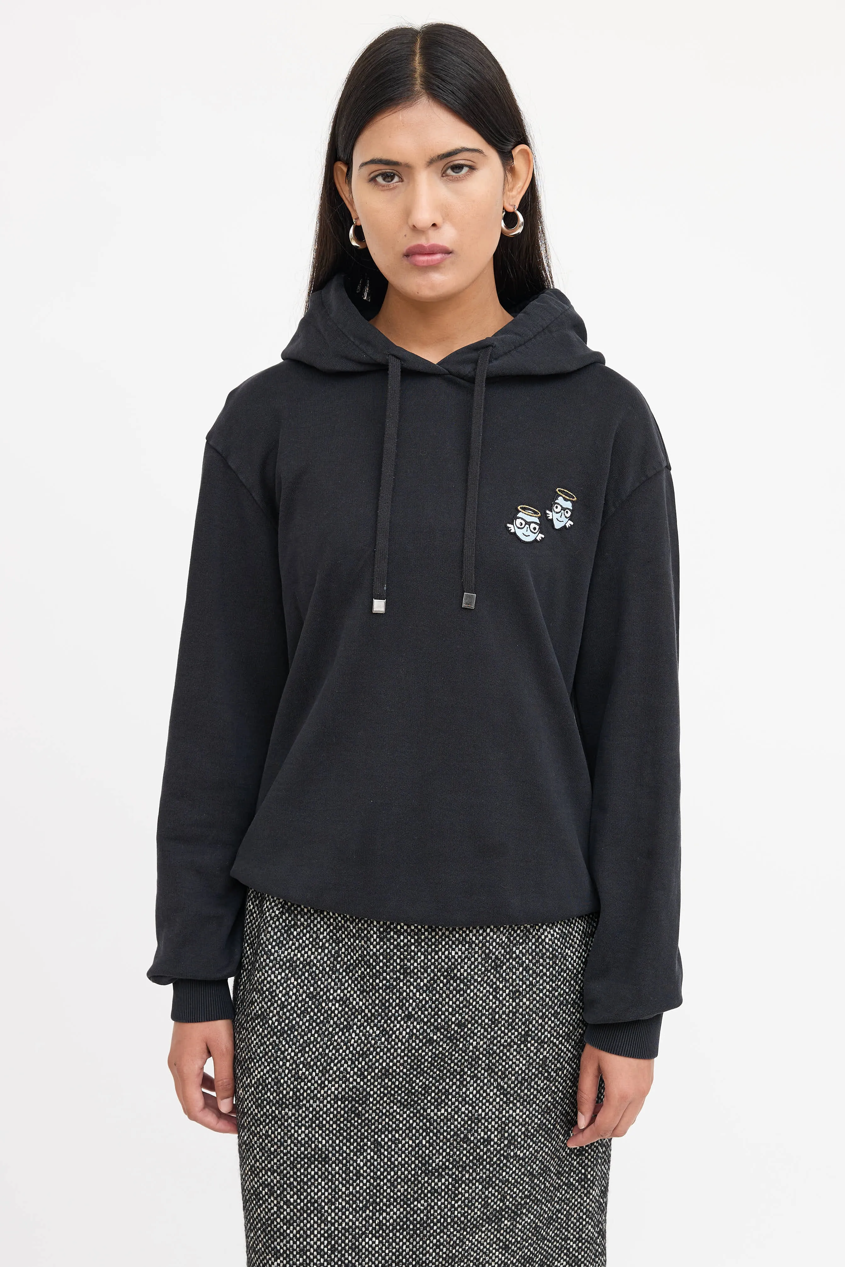 Cotton Embroidered Hoodie sold by VSP Consignment