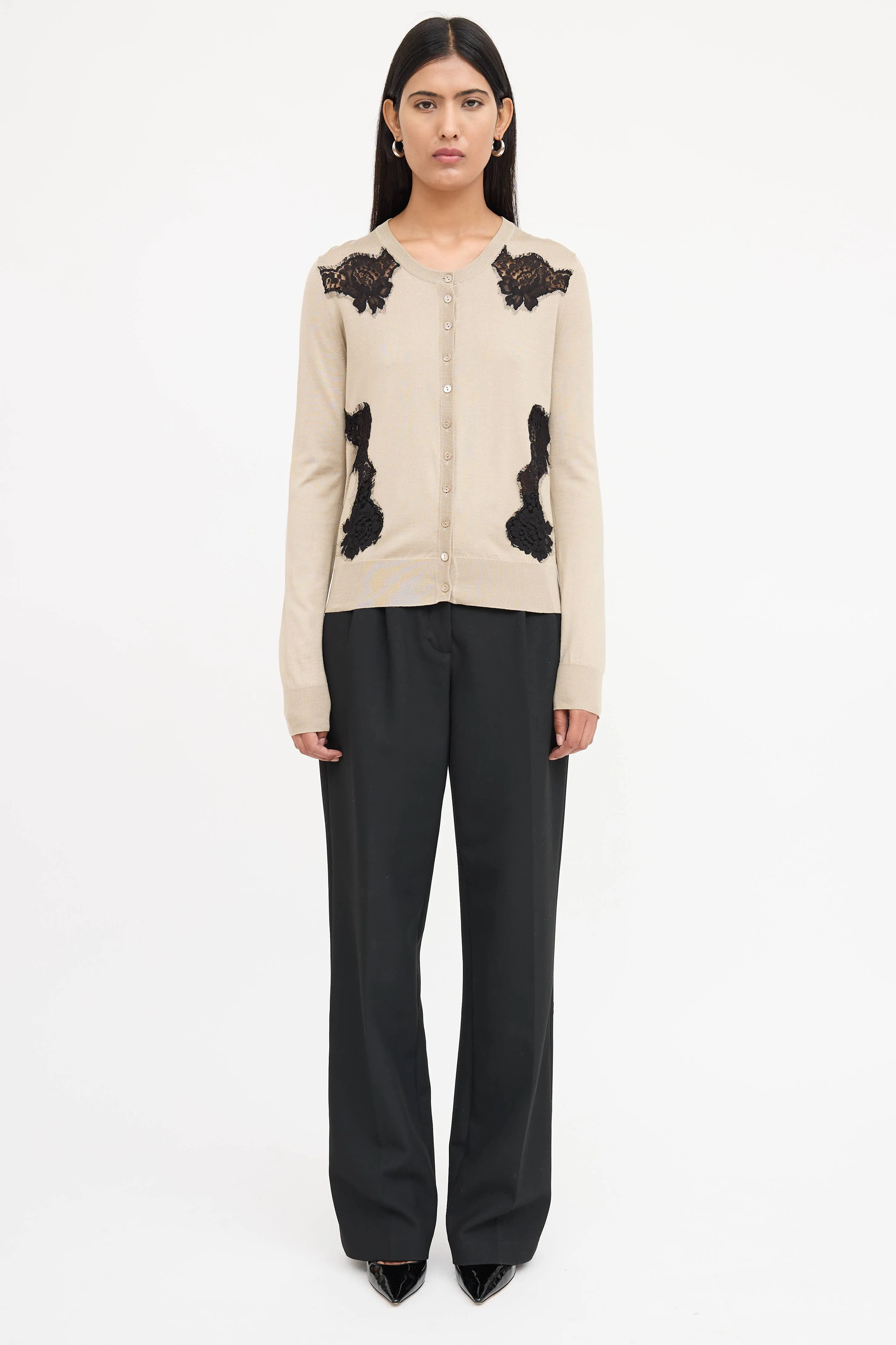 Silk Lace Cardigan sold by VSP Consignment product image thumbnail 2