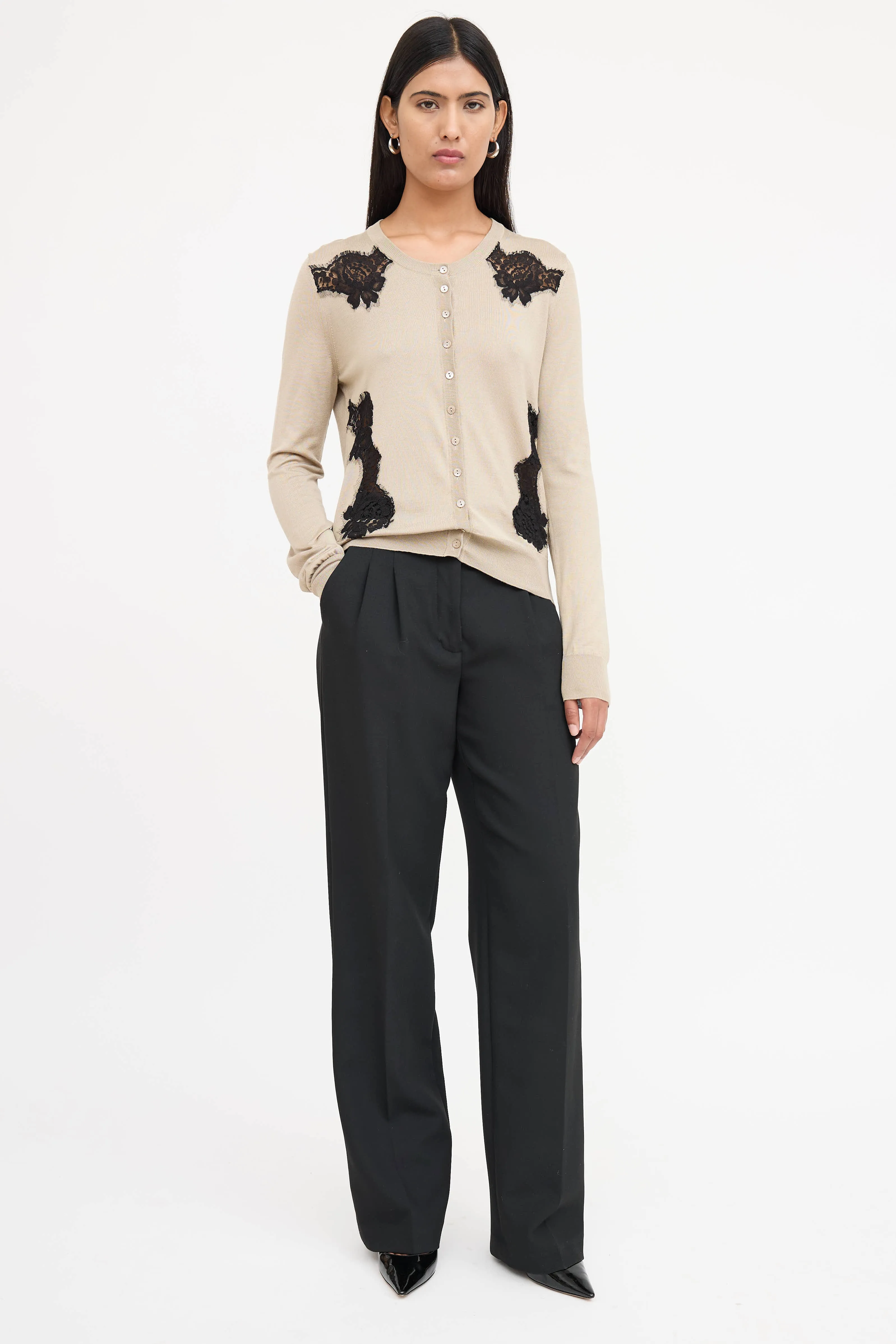 Silk Lace Cardigan sold by VSP Consignment product image thumbnail 5