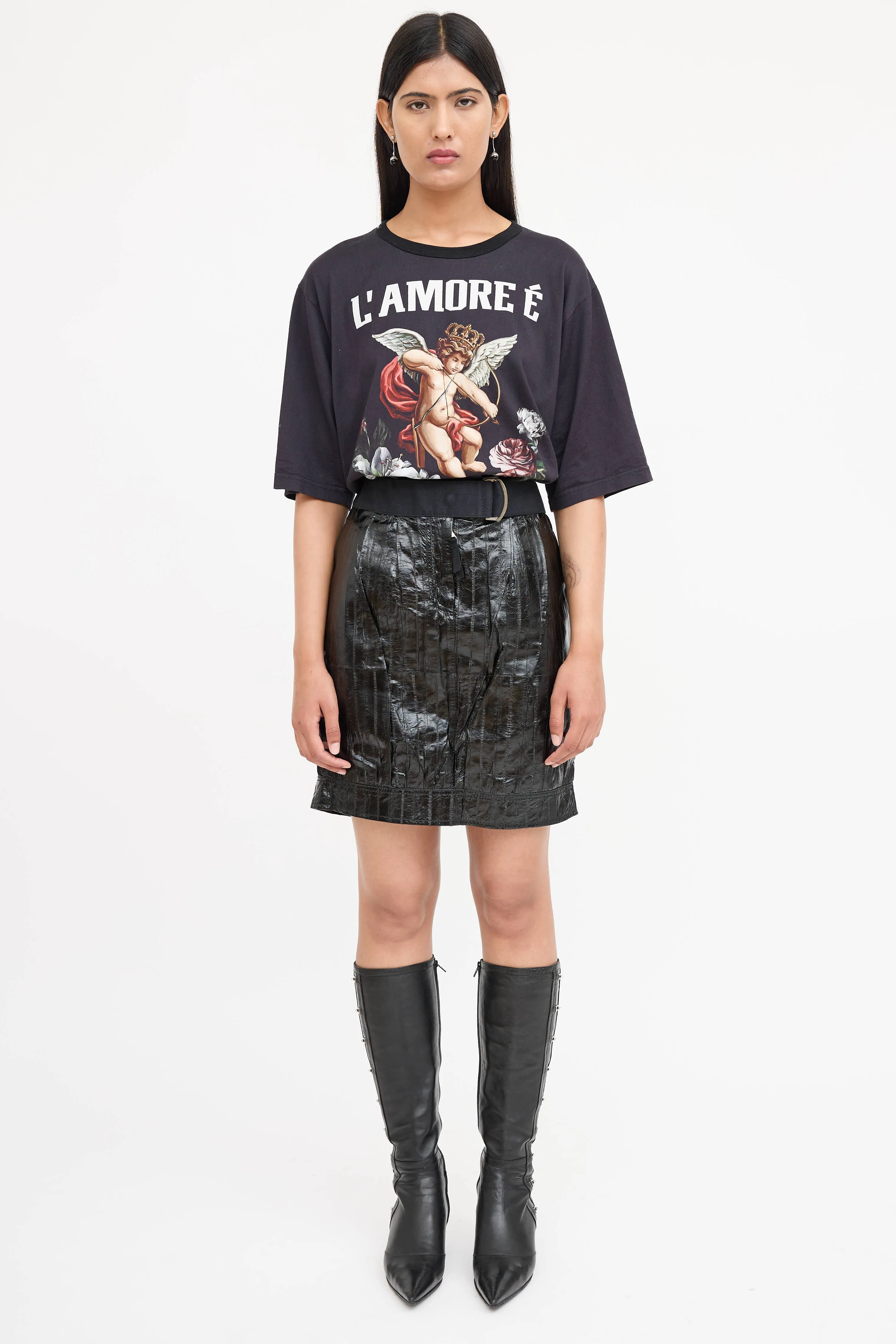 Textured Belted Skirt sold by VSP Consignment product image thumbnail 2