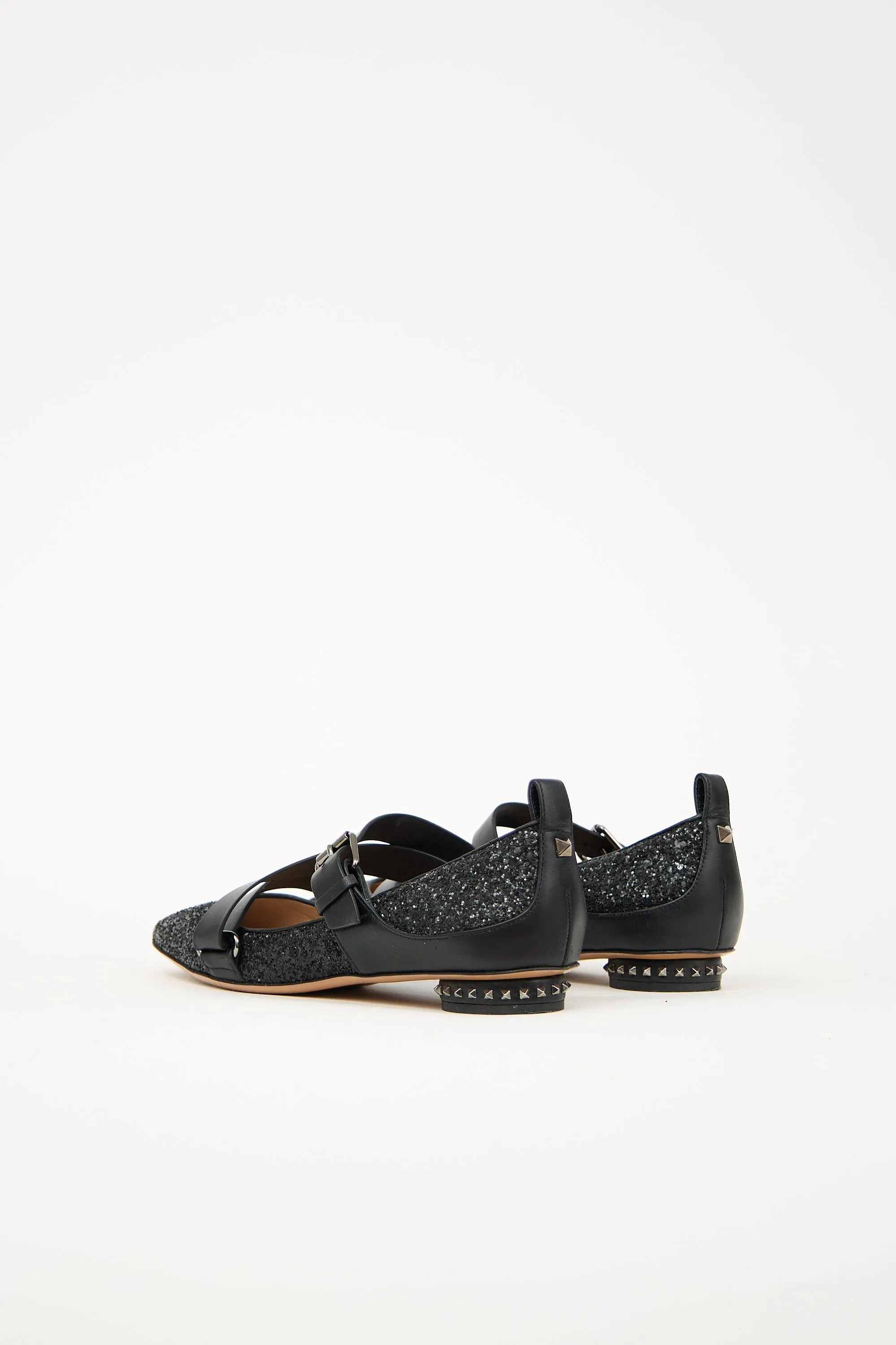 Glitter Rockstud Flat sold by VSP Consignment product image thumbnail 5