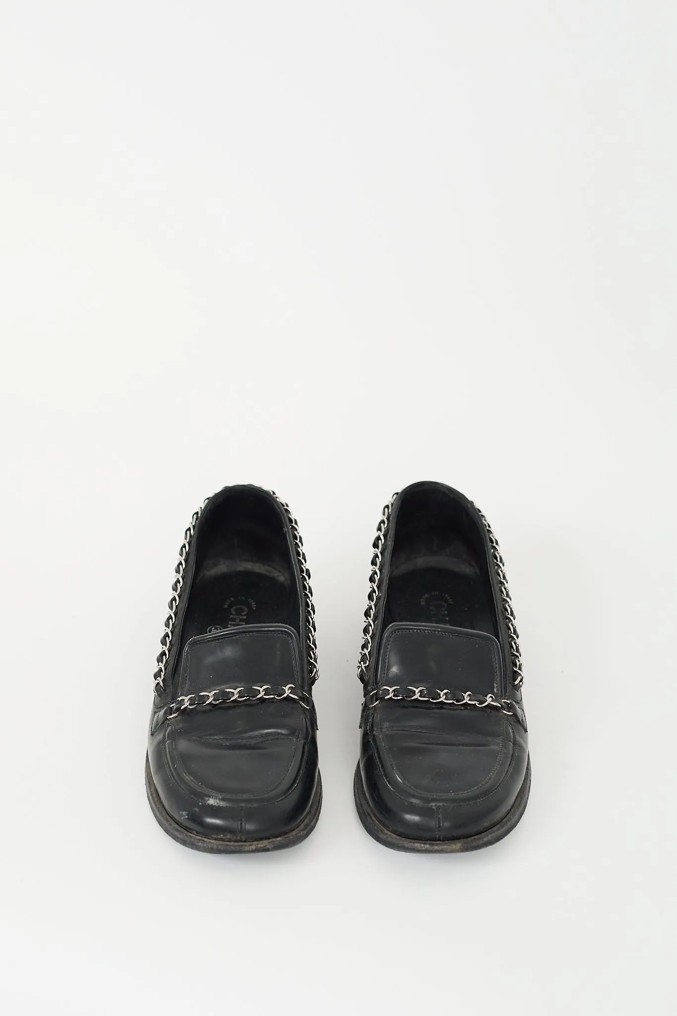 Leather Chain CC Loafer sold by VSP Consignment product image thumbnail 3