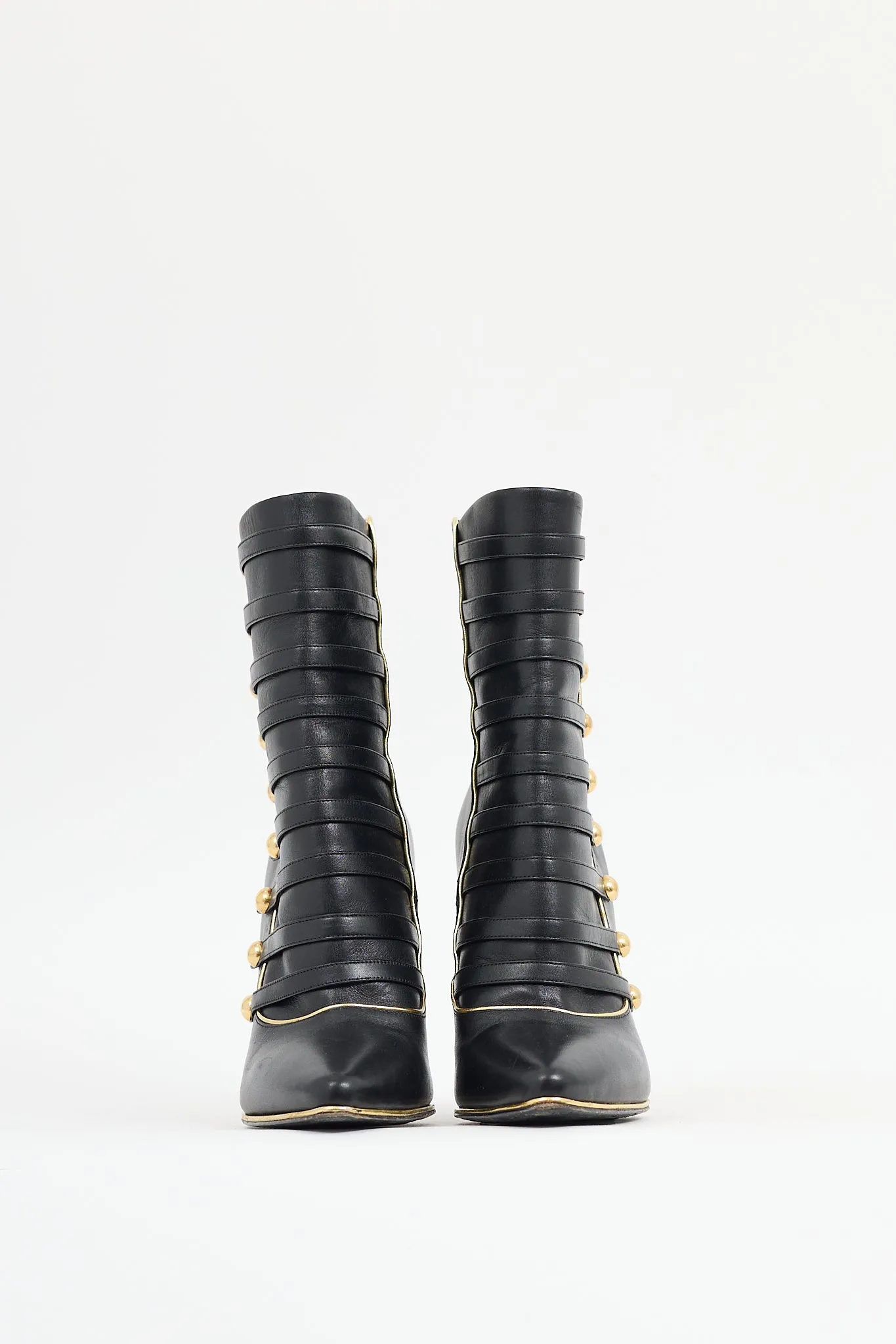 Leather Alienor Stiletto Boot sold by VSP Consignment product image thumbnail 3