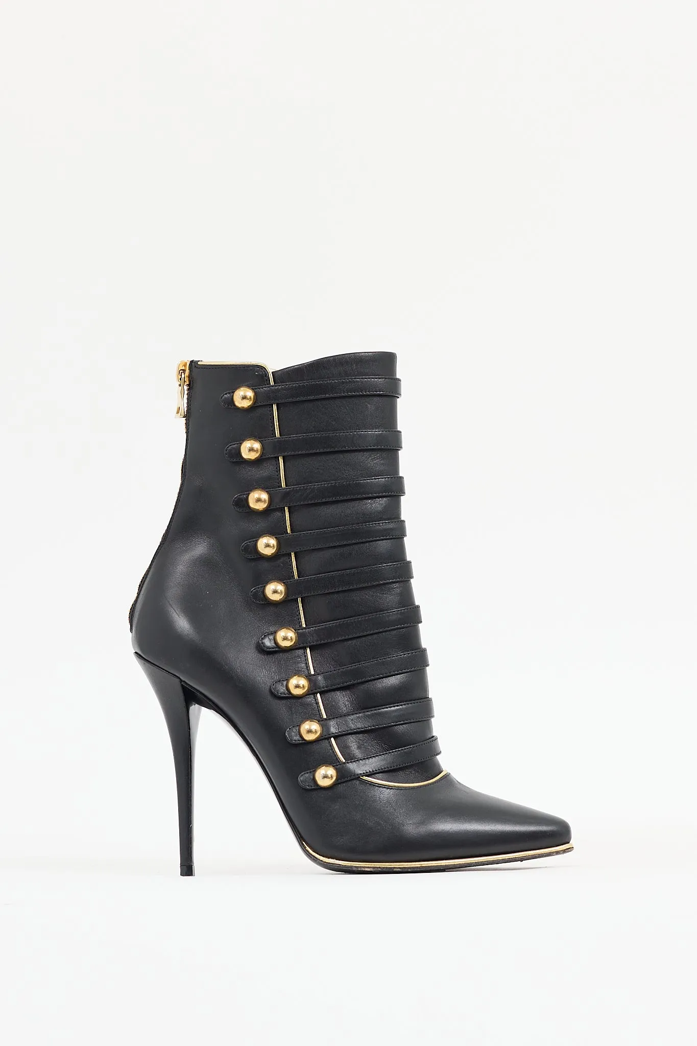 Leather Alienor Stiletto Boot sold by VSP Consignment