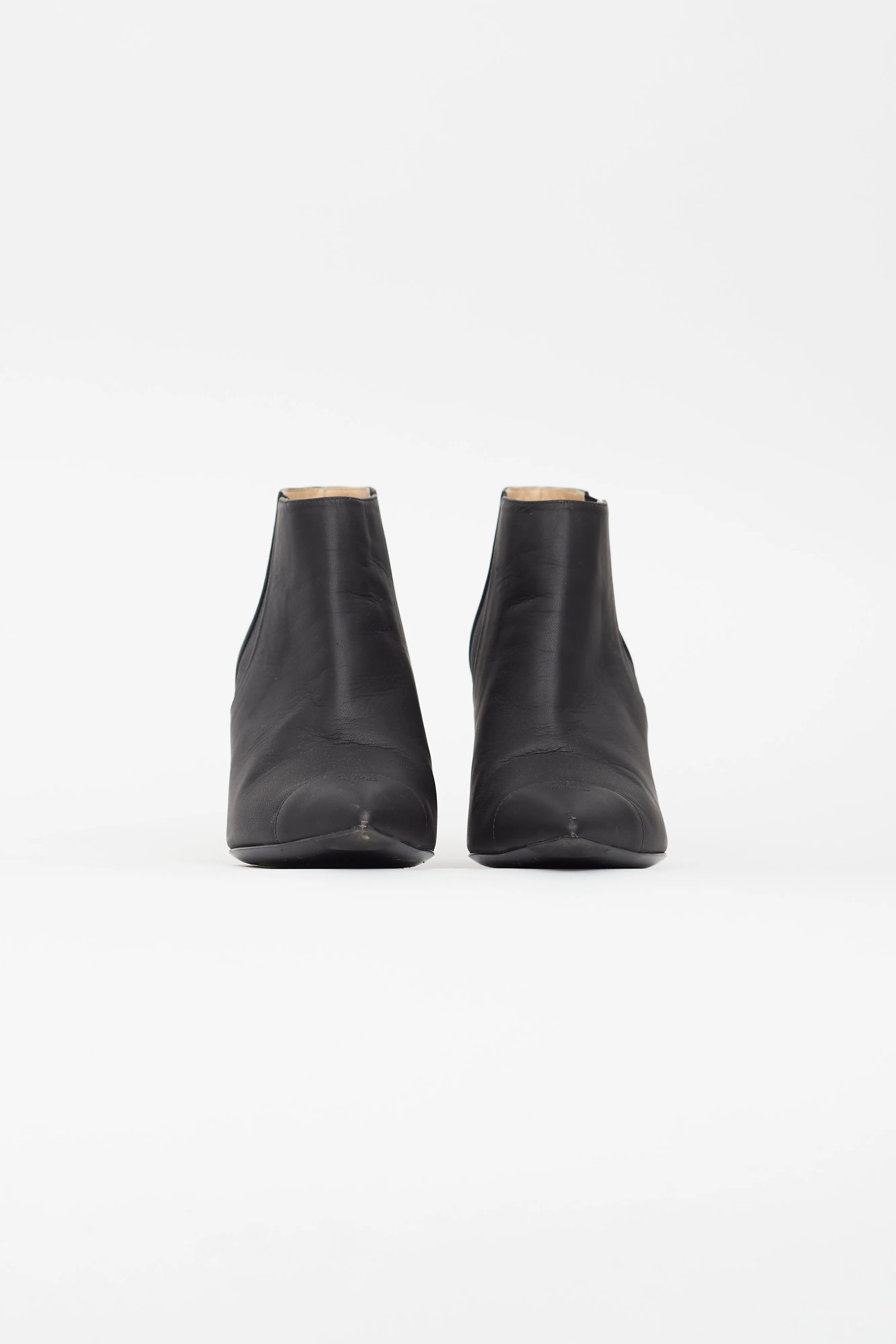 Leather Wedge Ankle Boot sold by VSP Consignment product image thumbnail 3