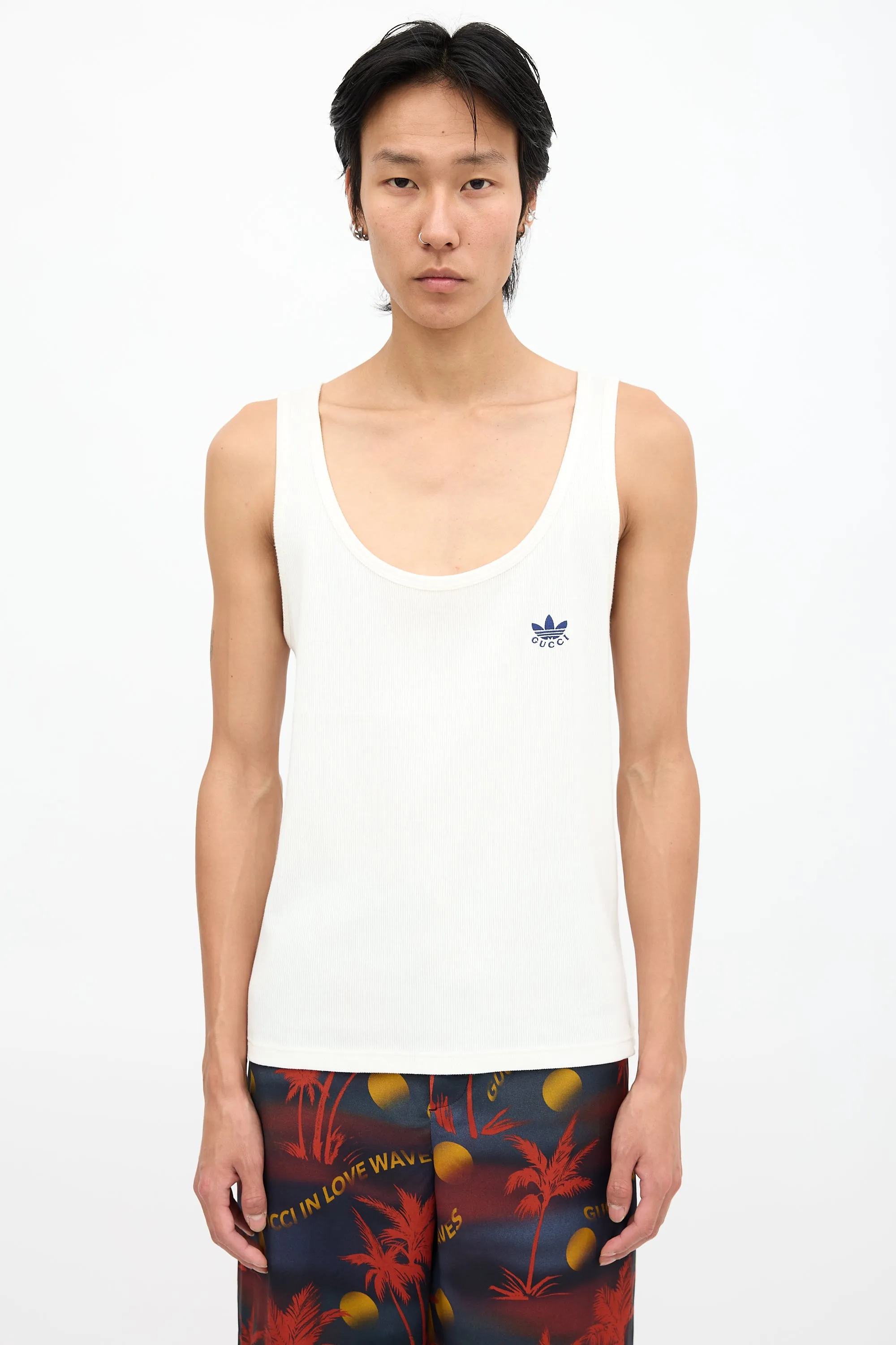 Ribbed Logo Tank Top sold by VSP Consignment