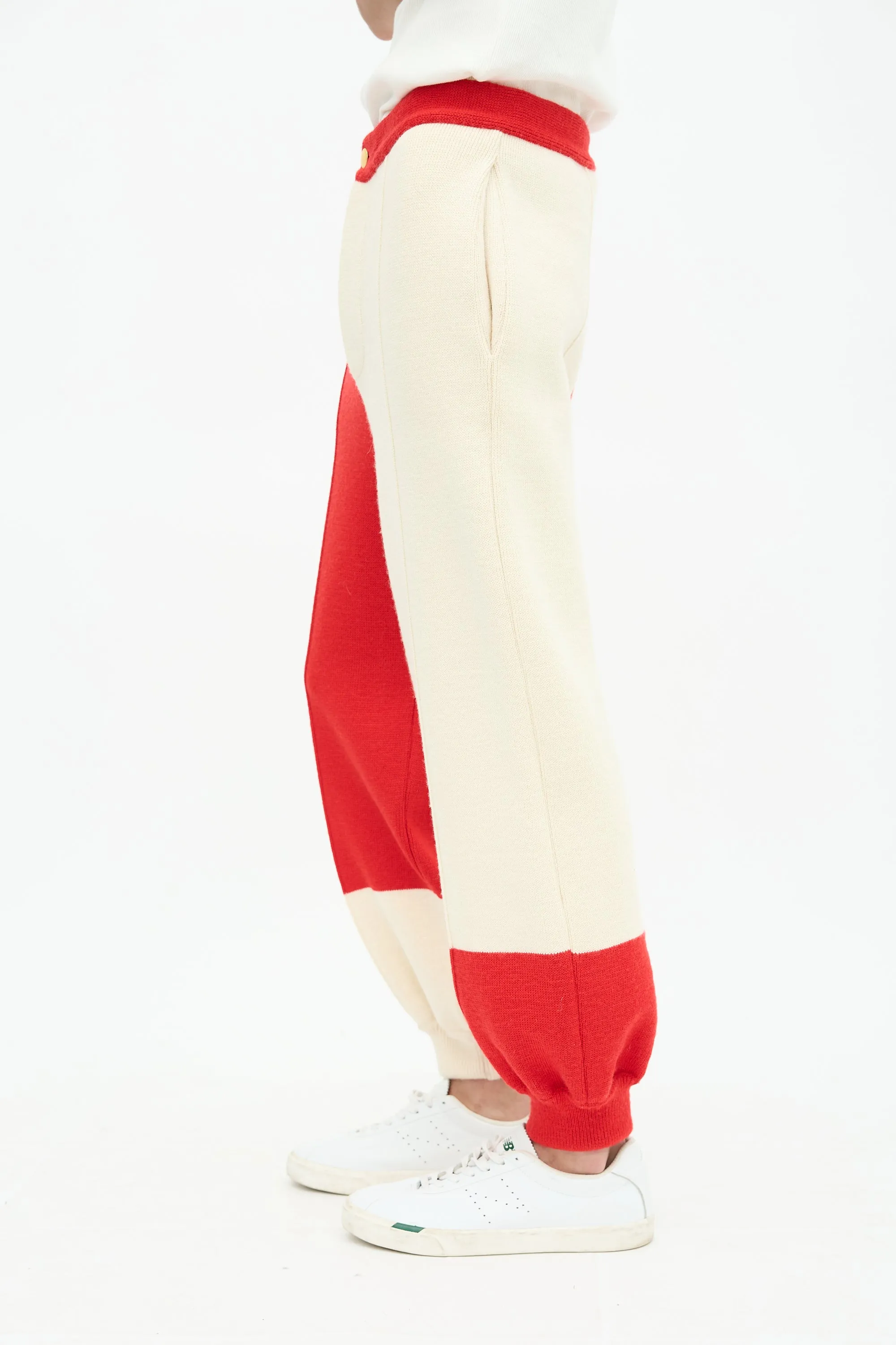 Knit Colour Block Trouser sold by VSP Consignment product image thumbnail 3