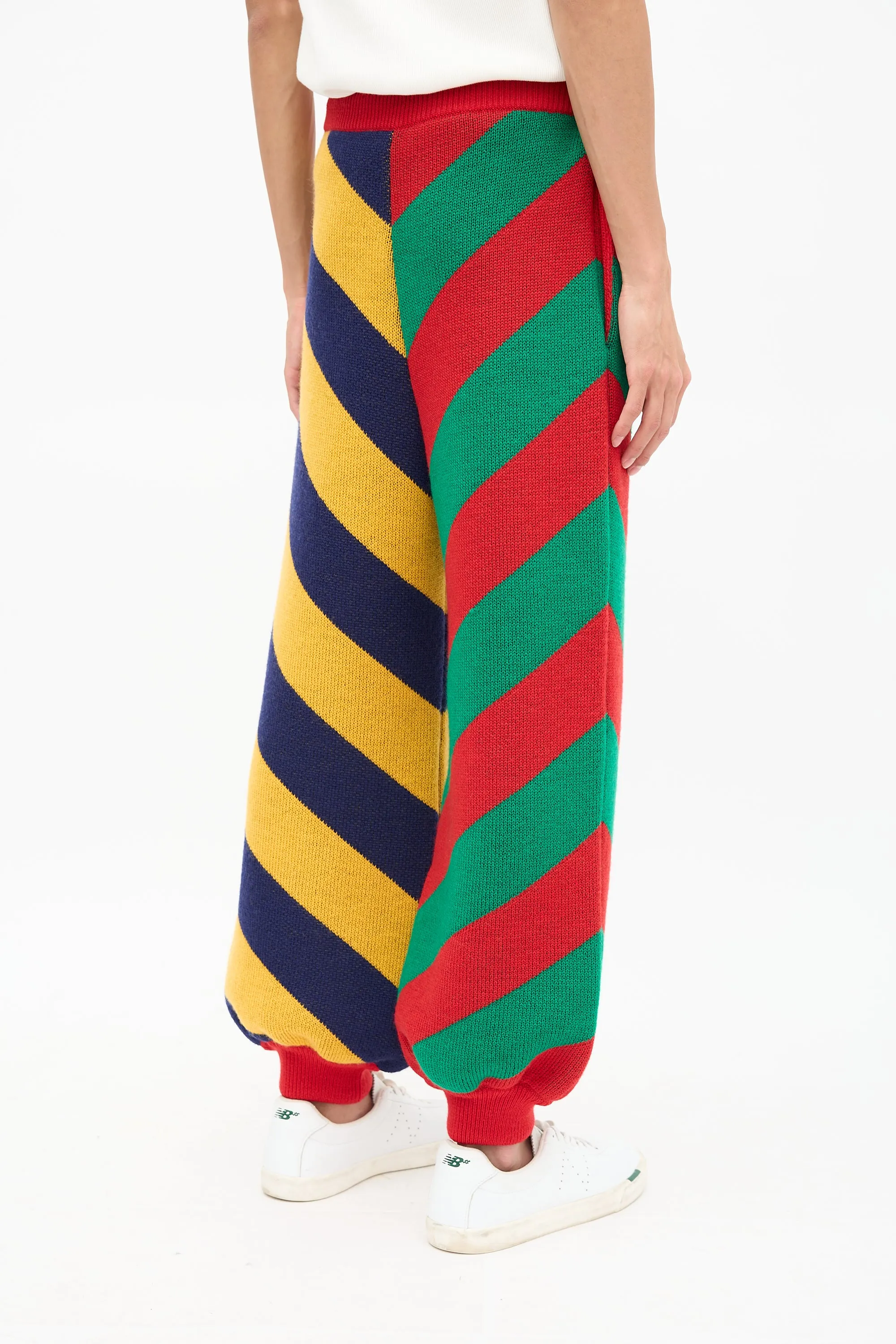 Knit Colour Block Stripe Trouser sold by VSP Consignment product image thumbnail 5