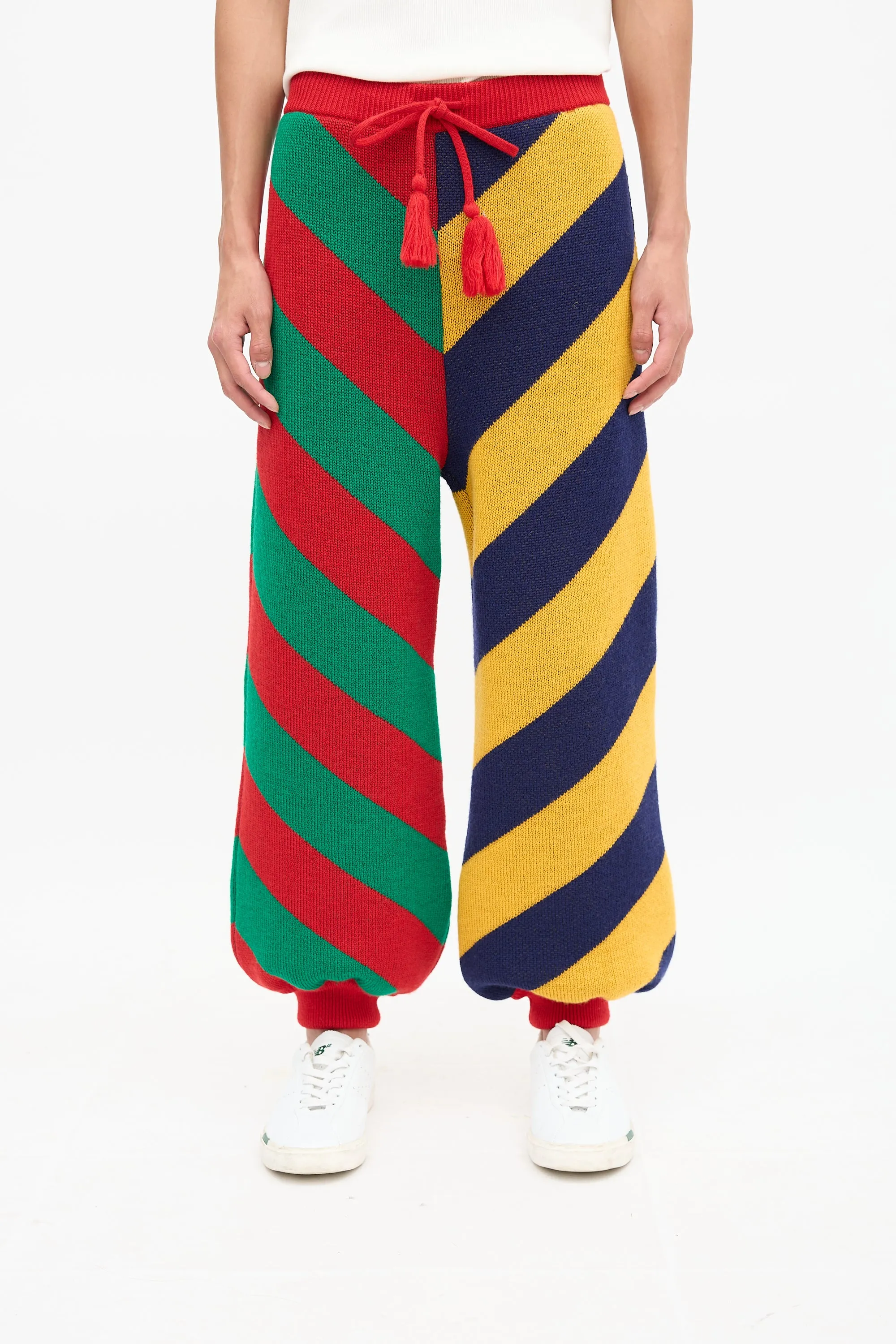 Knit Colour Block Stripe Trouser sold by VSP Consignment