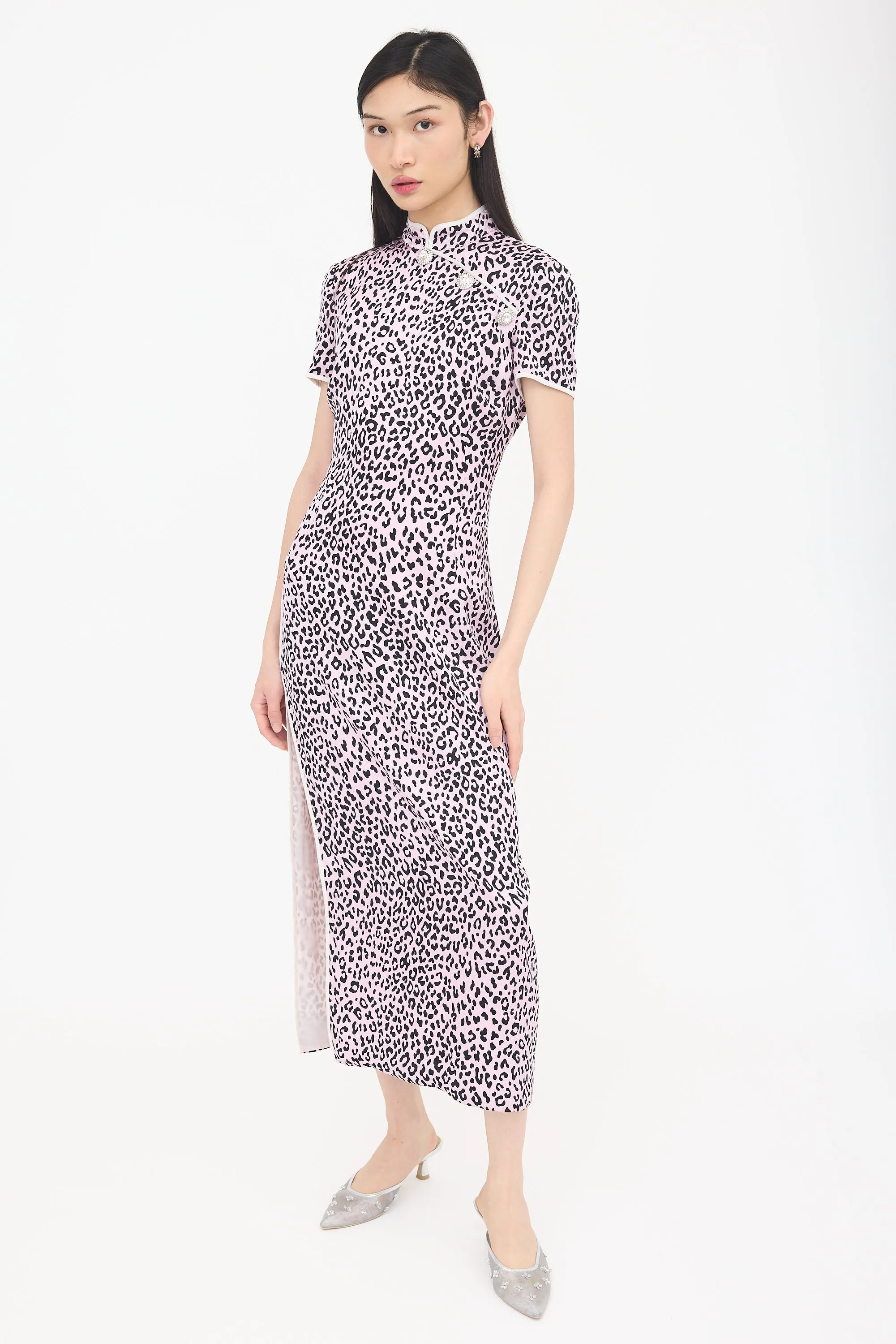 Silk Printed Dress sold by VSP Consignment product image thumbnail 4