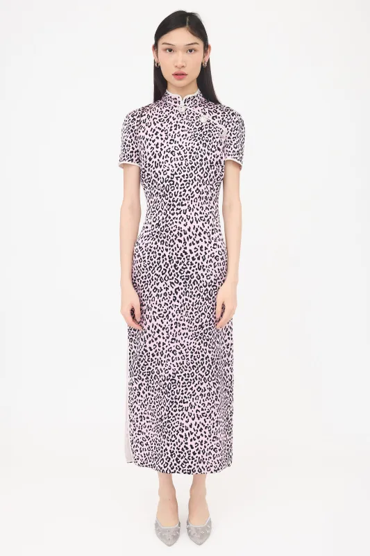 Silk Printed Dress sold by VSP Consignment