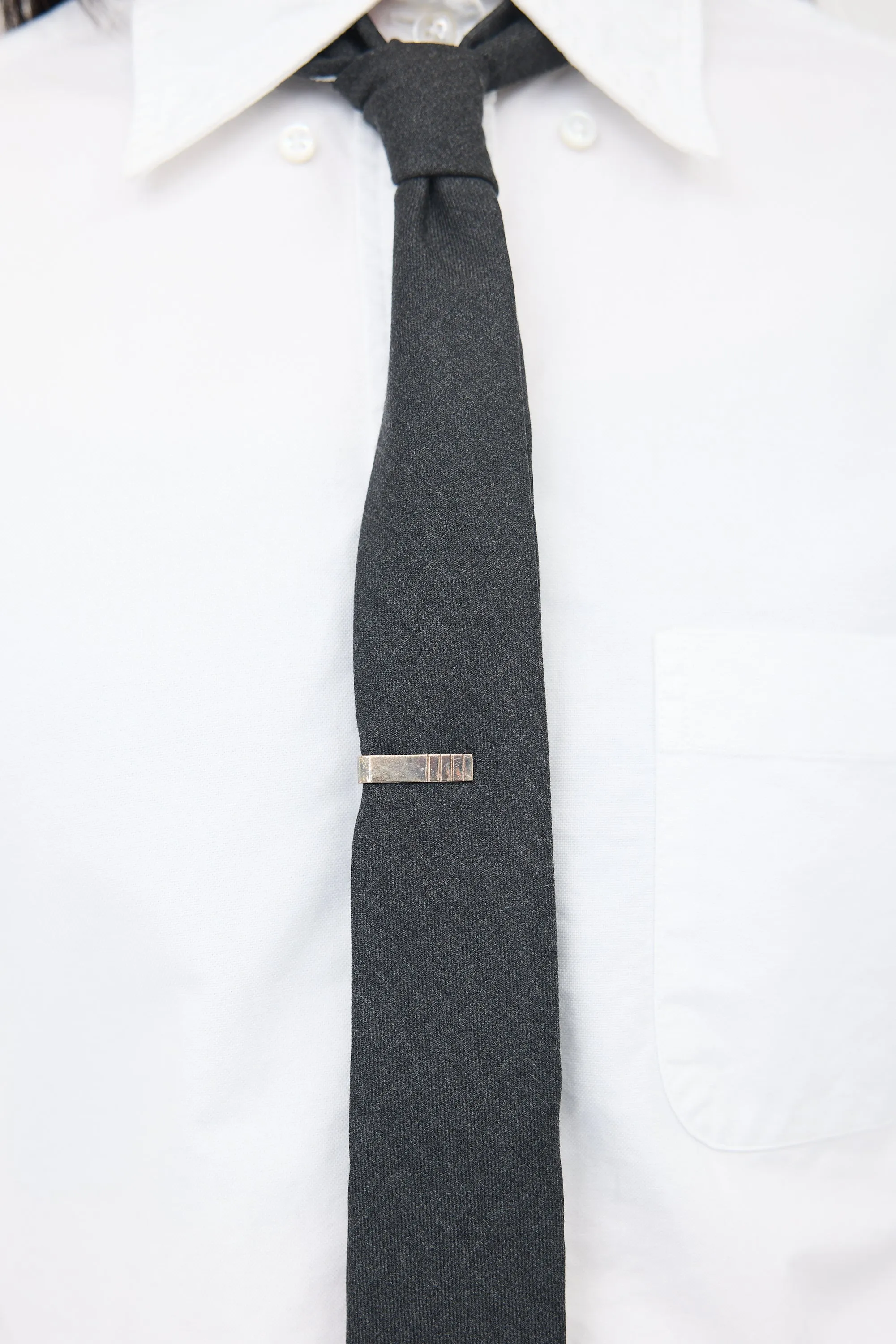 Wool RWB Slim Tie sold by VSP Consignment product image thumbnail 2