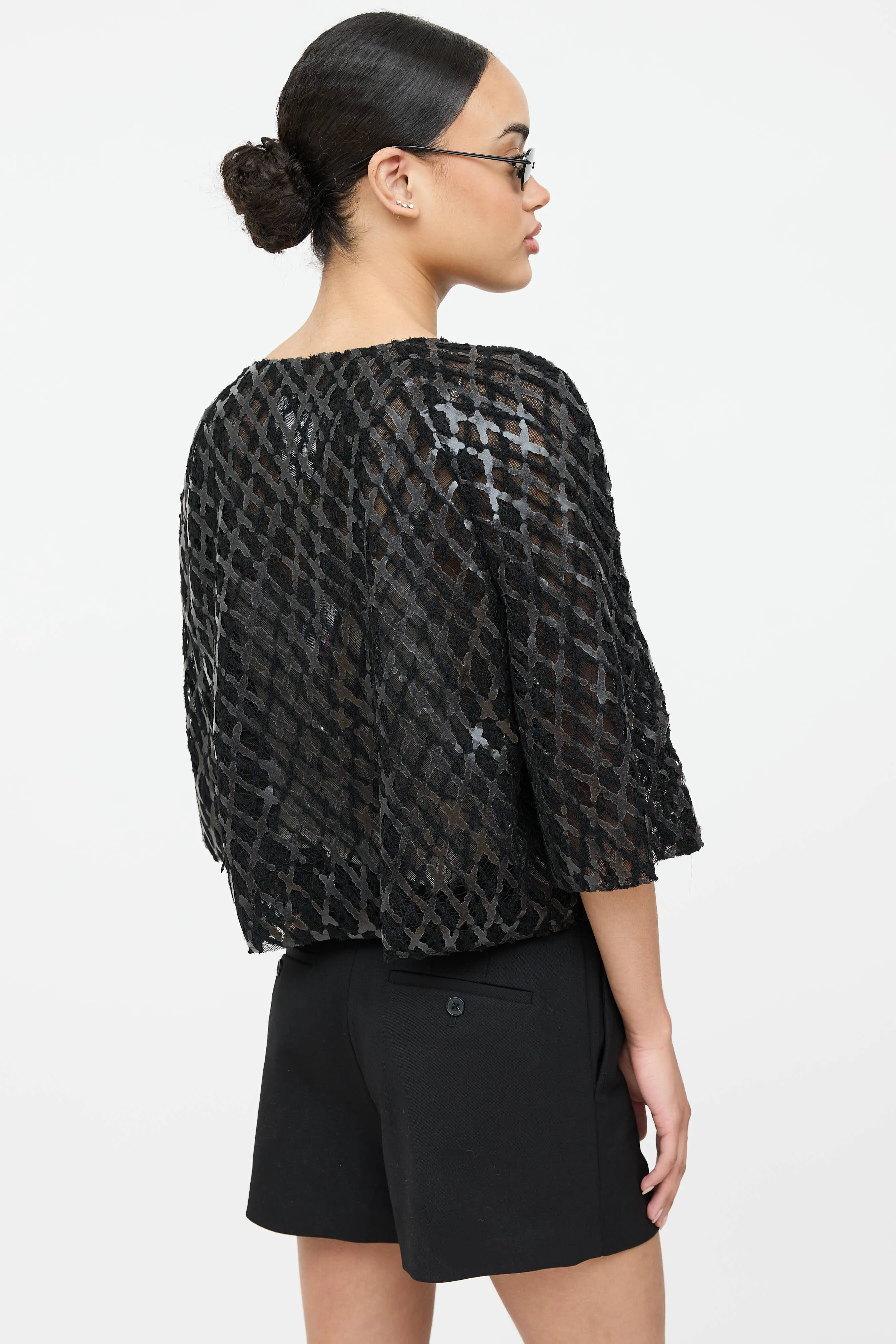 FW12 Lace Open Jacket sold by VSP Consignment product image thumbnail 4