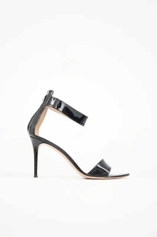 Patent Ankle Strap  Sandals sold by VSP Consignment