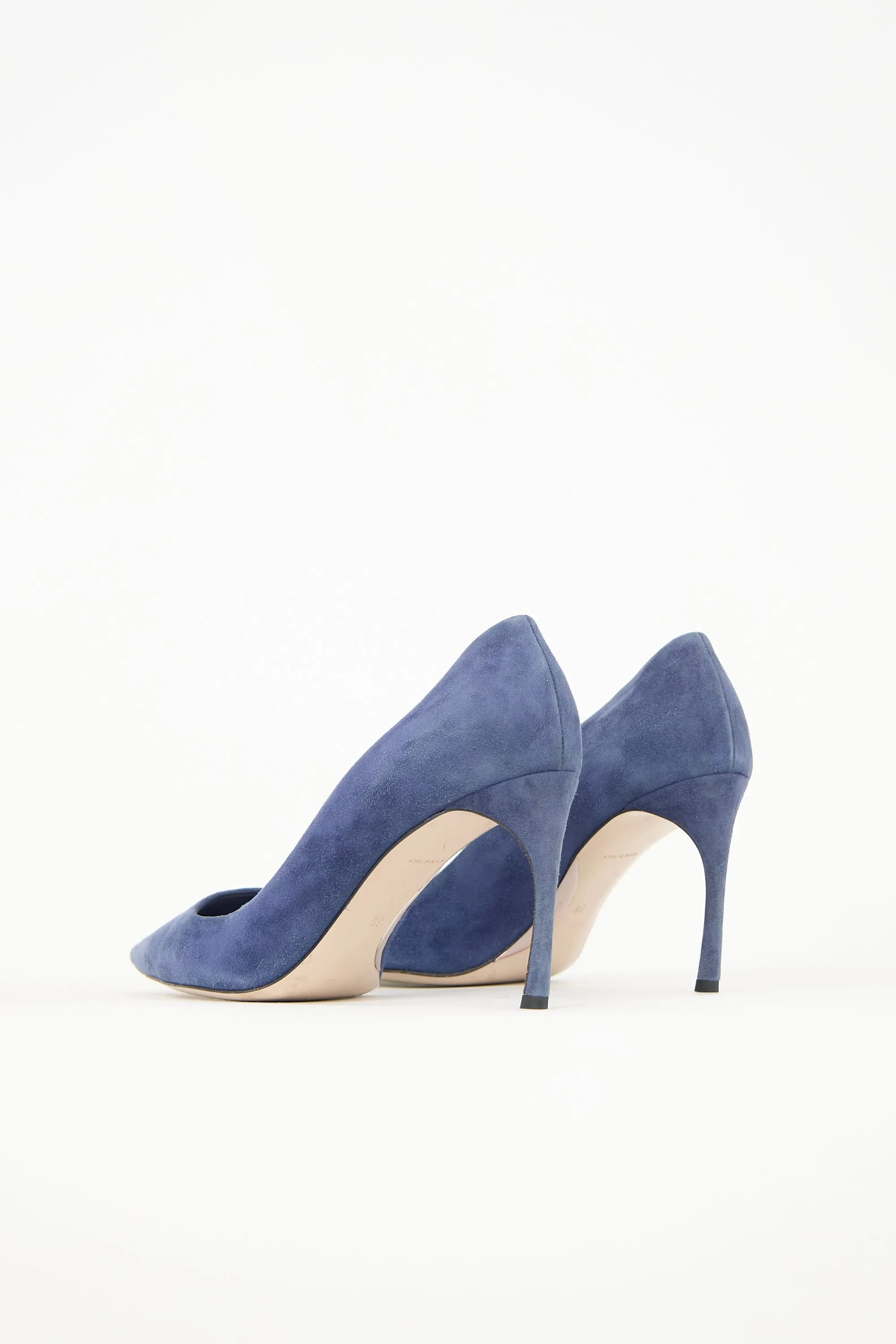 Suede Pointed Toe Pump sold by VSP Consignment product image thumbnail 4