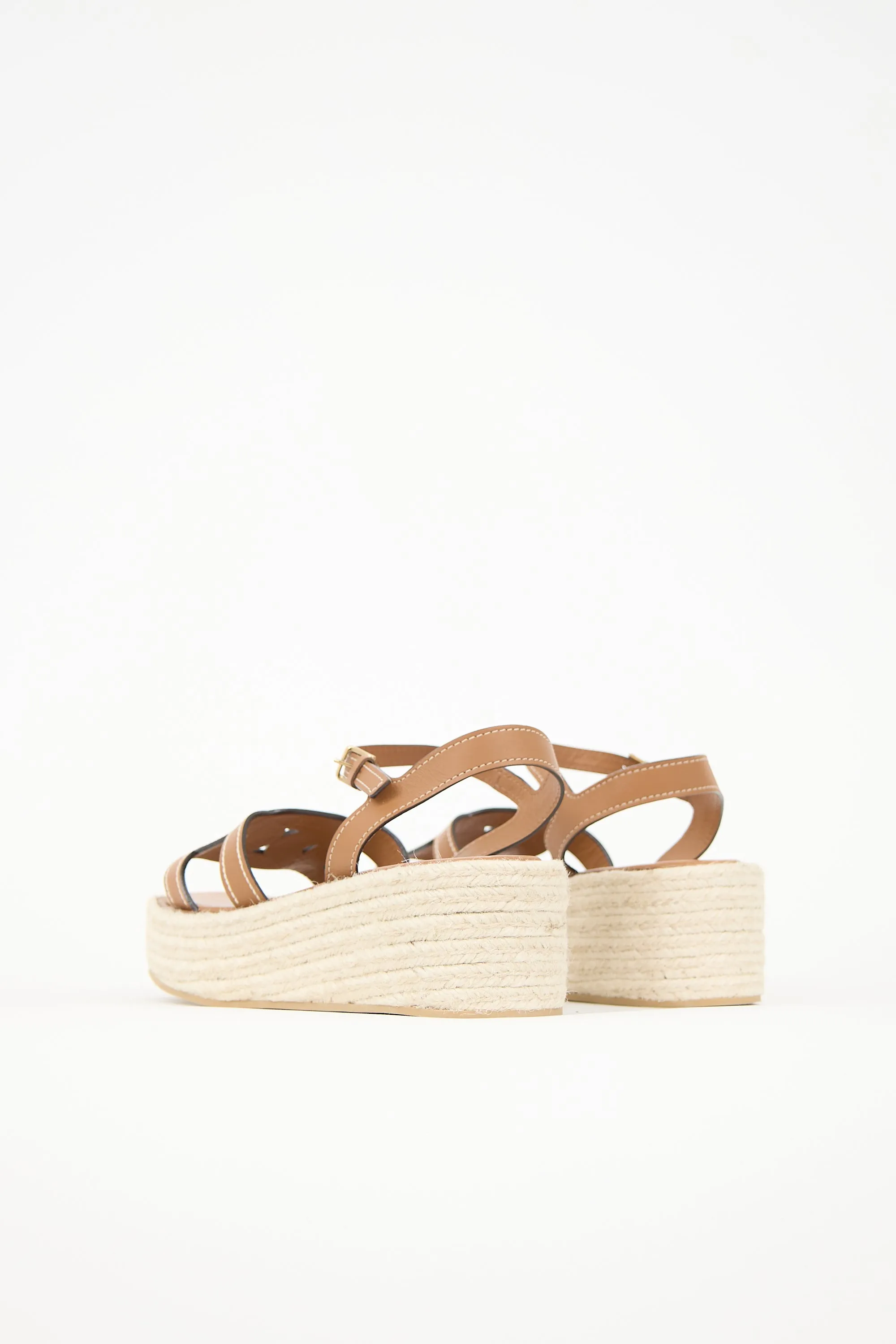 Leather Kate Espadrille Sandal sold by VSP Consignment product image thumbnail 4