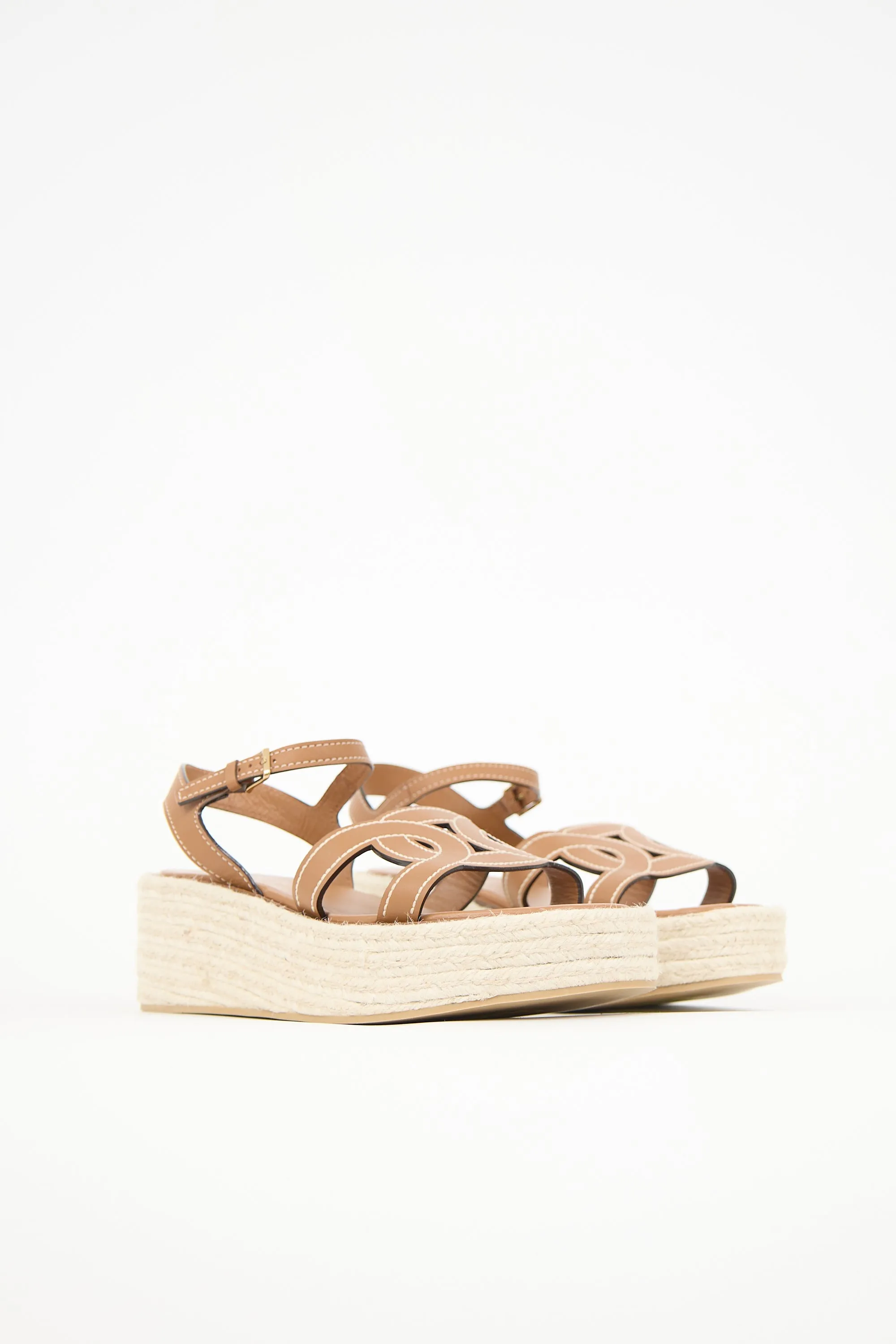 Leather Kate Espadrille Sandal sold by VSP Consignment product image thumbnail 2