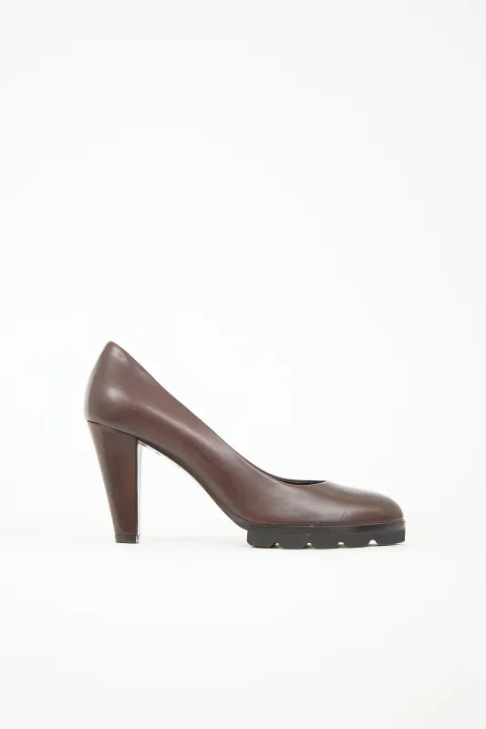 Leather Pump sold by VSP Consignment