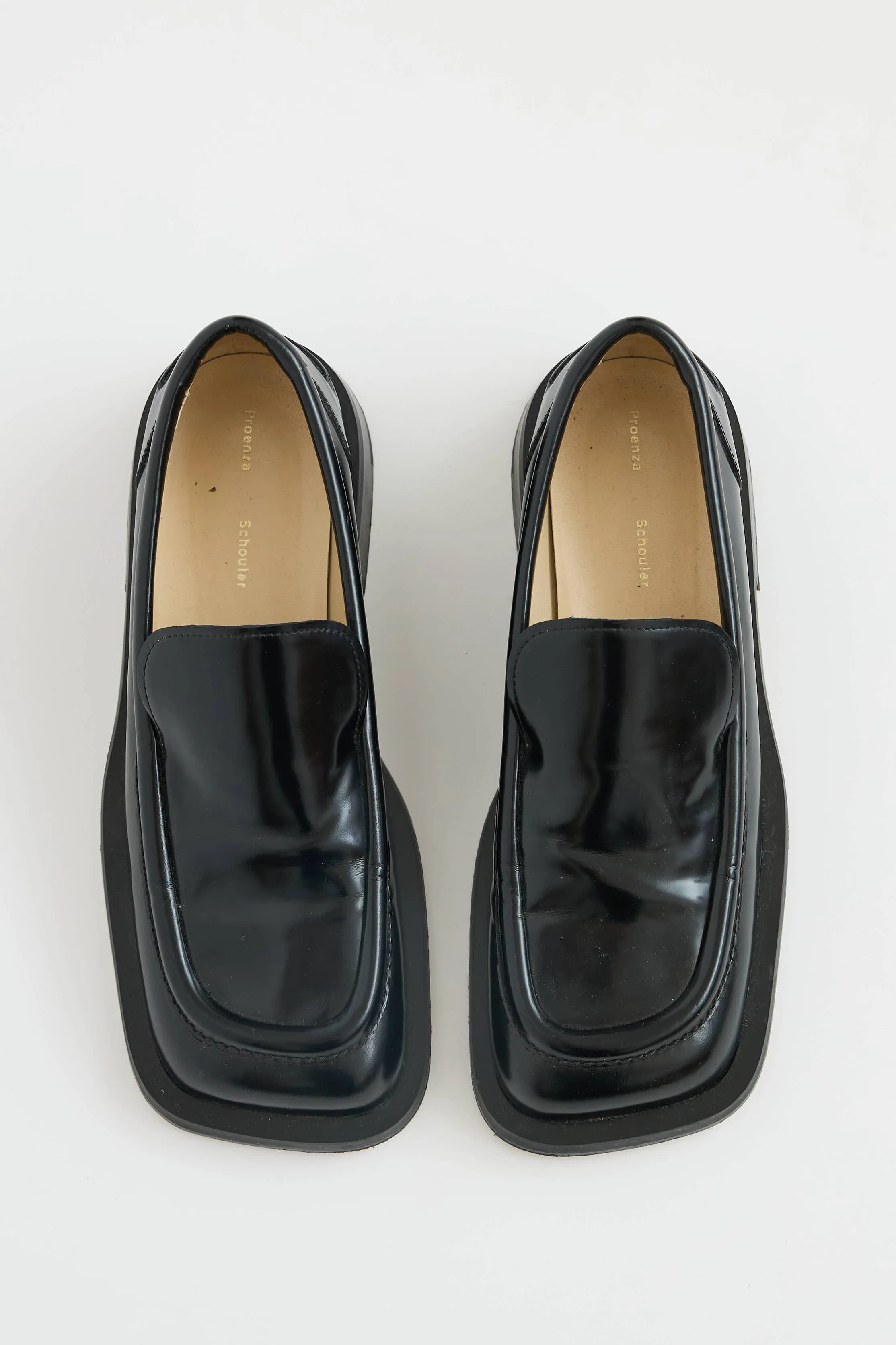 Leather Square Toe Loafer sold by VSP Consignment product image thumbnail 2