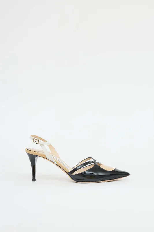 Patent Slingback Heel sold by VSP Consignment