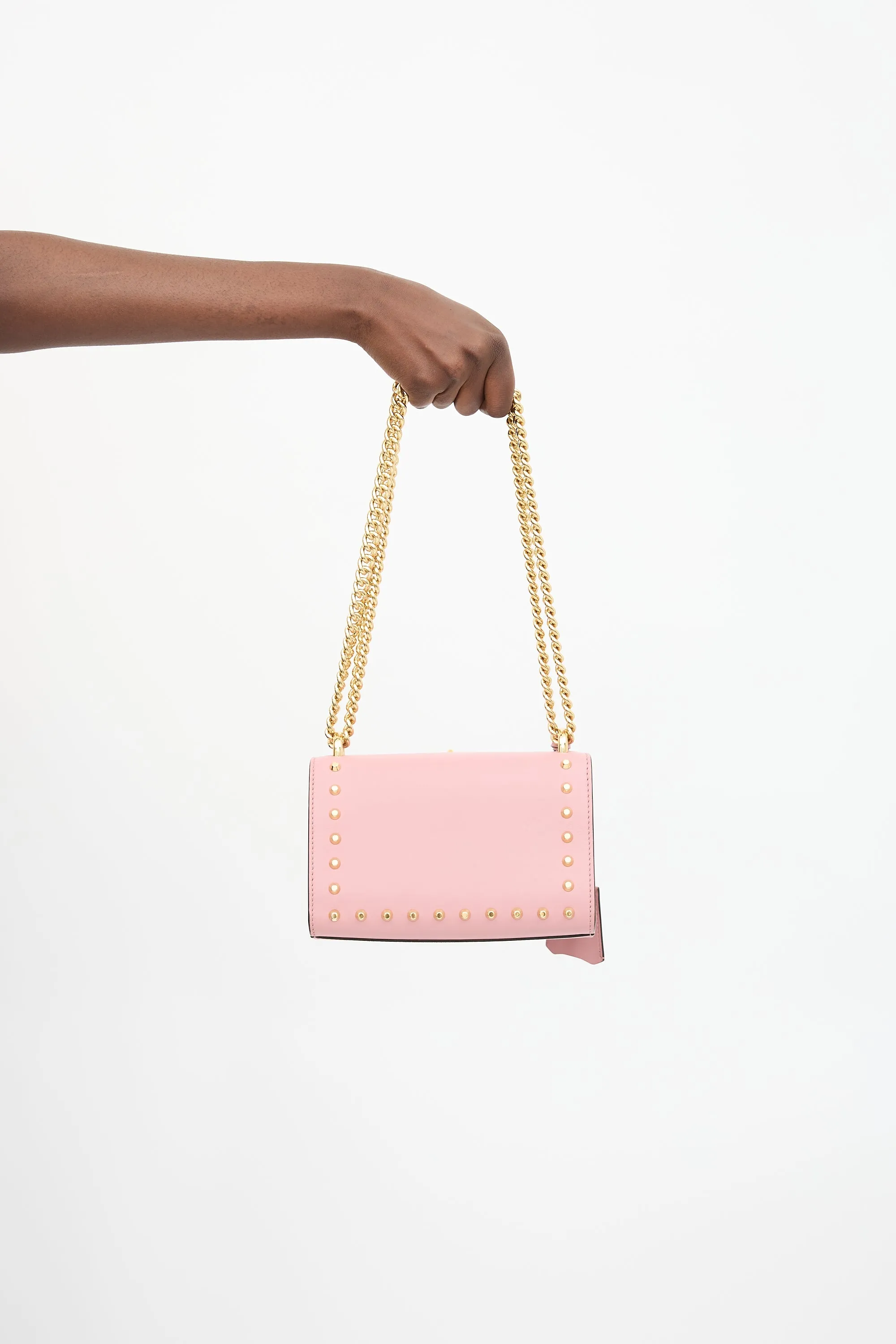 Leather Padlock Bag sold by VSP Consignment product image thumbnail 5